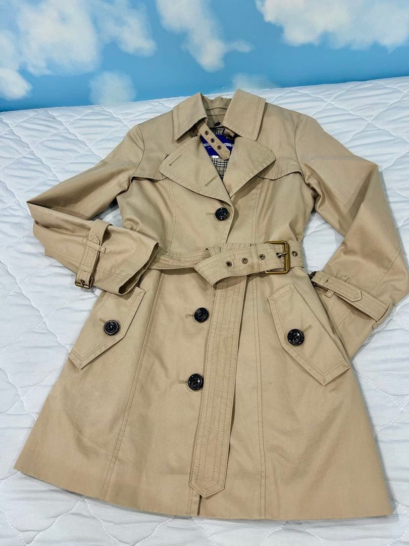 BURBERRY BLUE LABEL Trench Coat Beige Size 36