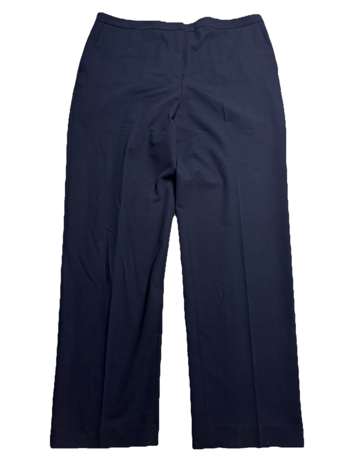 Tommy Hilfiger Womens Wear To Work Dress Pants Size 16 Straight Leg Navy Blue