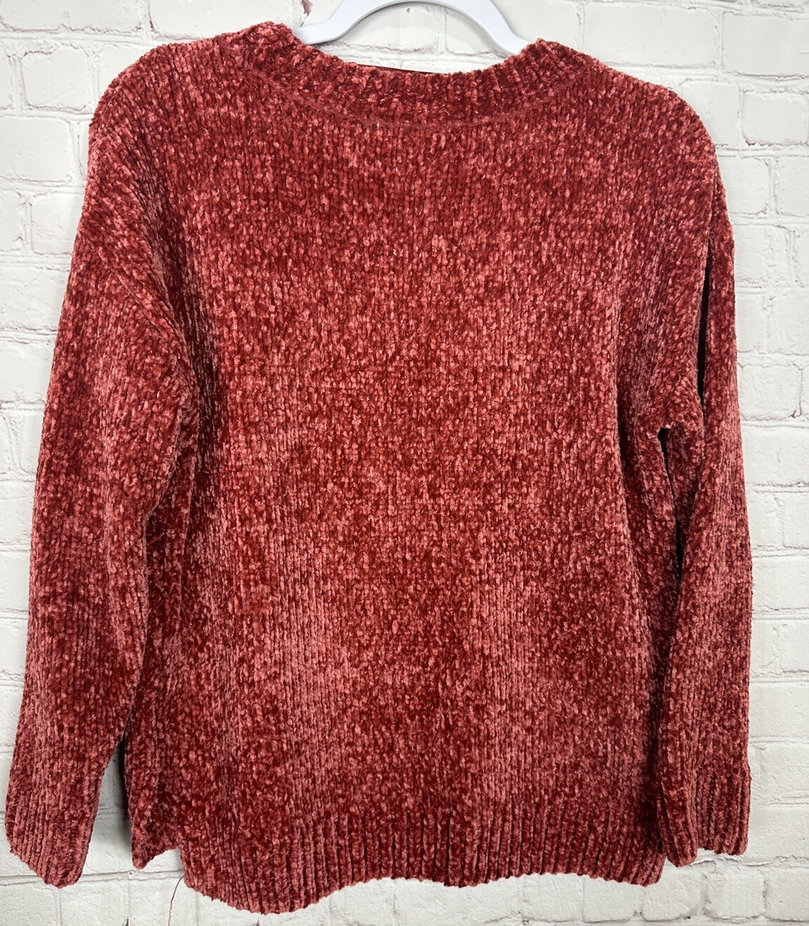 Cupio Chunky Knit Long Sleeve Soft Comfortable Sweater, Sz S casual comfort
