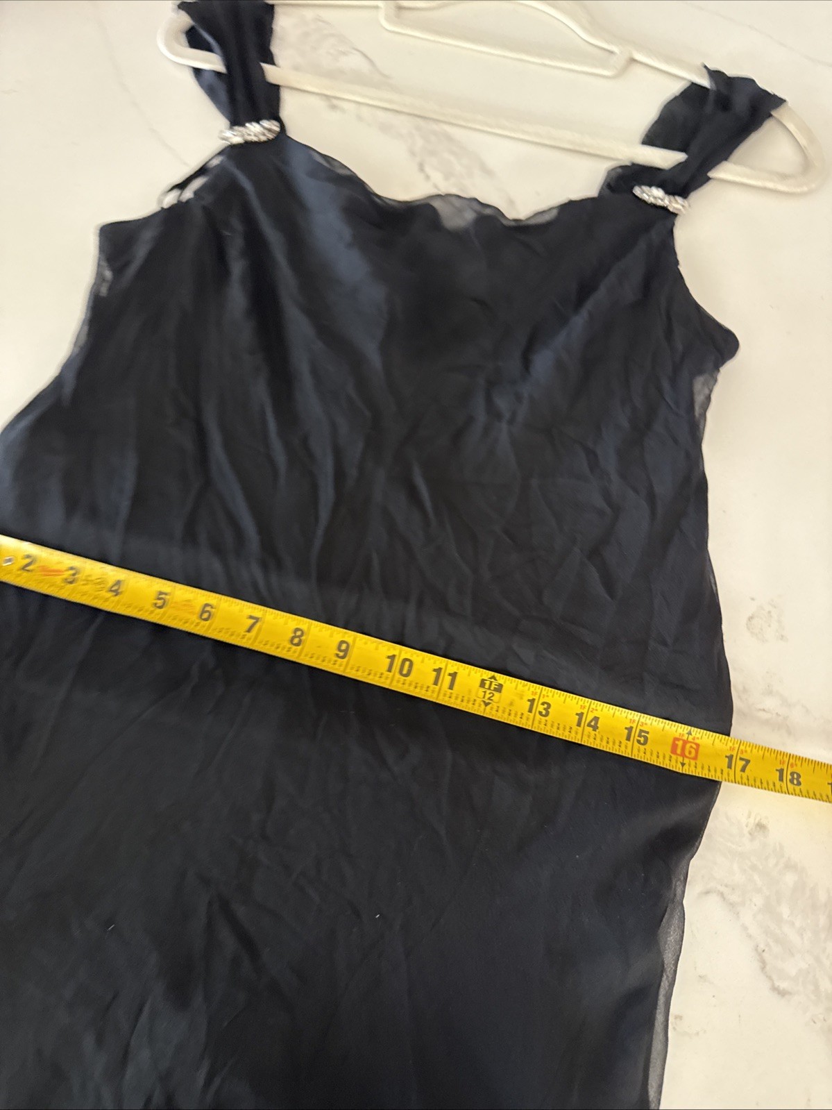 Vtg Jonathan Martin Studio 100% Silk Sz 14 Handkerchief Fairy Goth Midi Dress