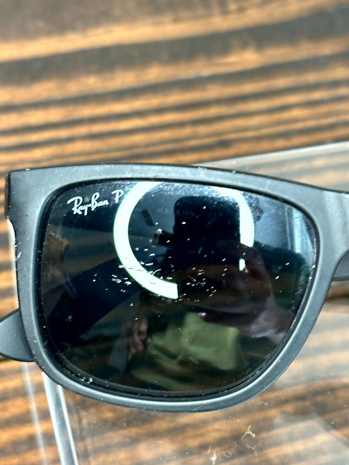 Ray-Ban Justin Classic RB4165 622/2V Matte Rubber Black Sunglasses Full Rim