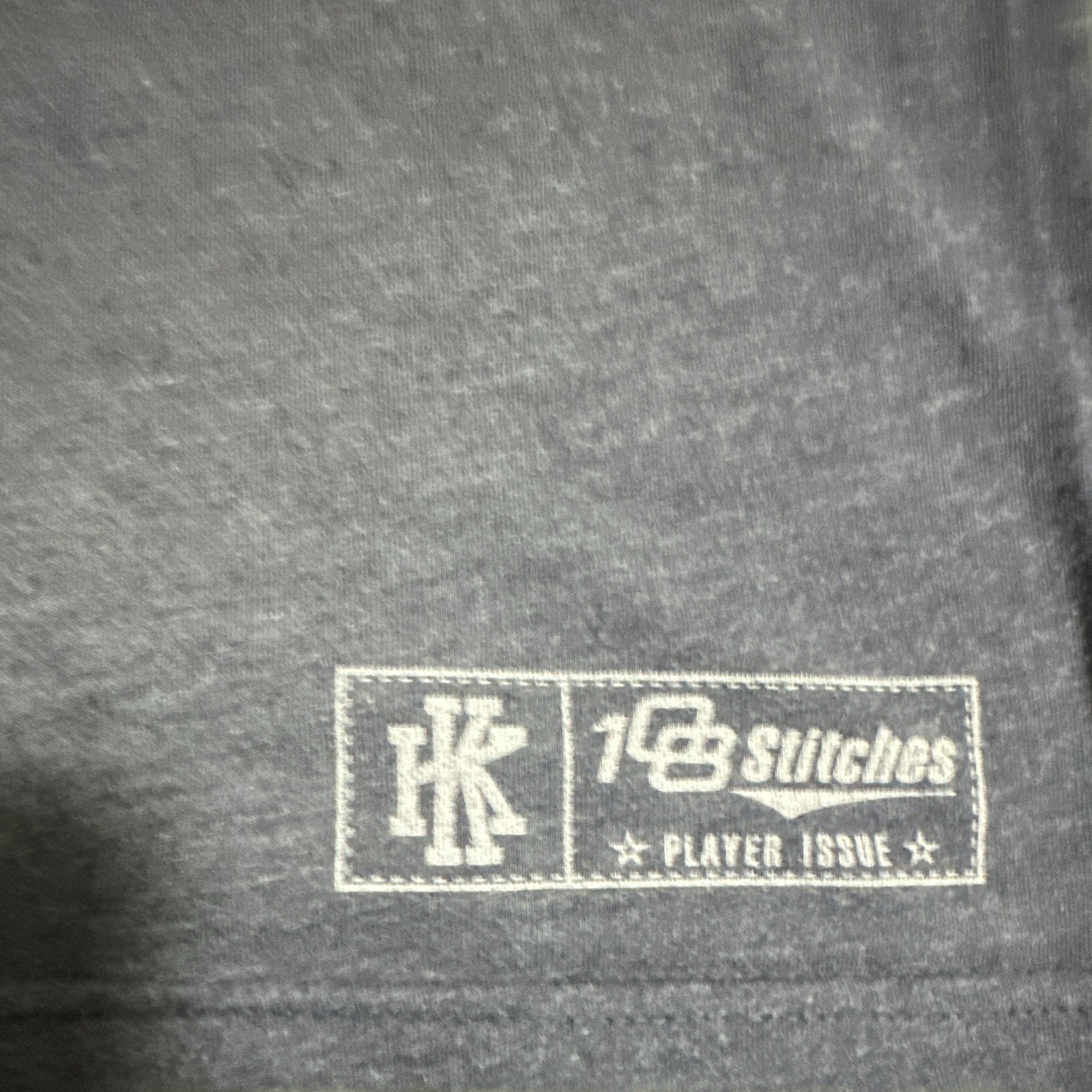 108 Stitches Kevin Kiermaier Outlaw Gray Graphic T-Shirt Crew Neck S/S S