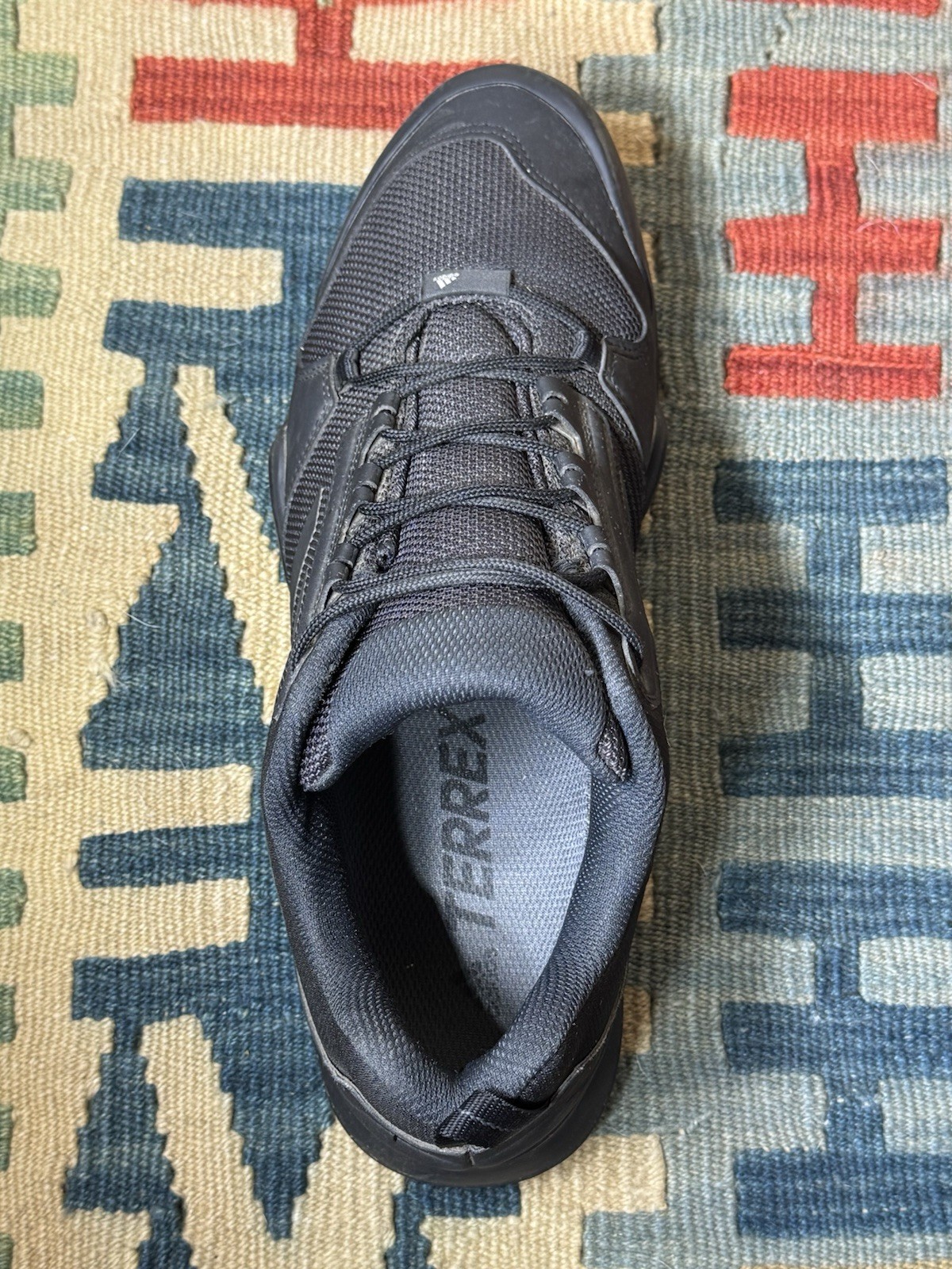 adidas TERREX AX3 ‘Triple Black’ Men’s Size 10.5 BC0524 Hiking Shoes