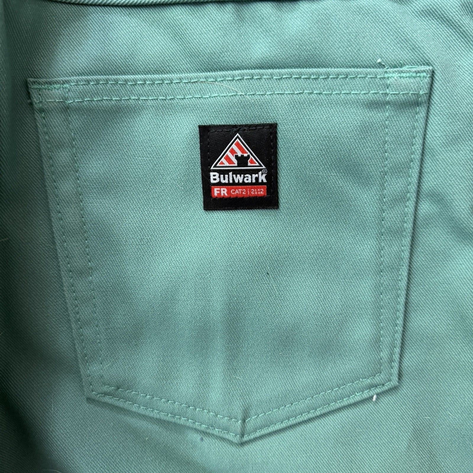 Bulwark RG03230 FR CAT 2 Pants 34×34 Green ATPV 12 NFPA 2112 NWOT Welder Fire