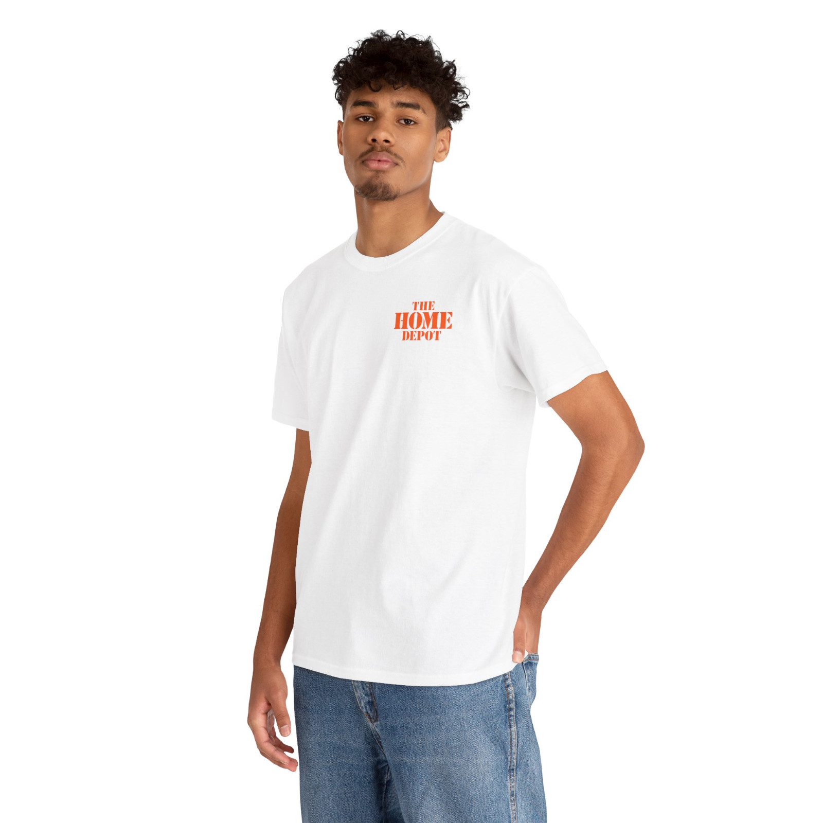 New The Home Depot Store Logo Men’s T-Shirt American Twoside Tee Shirt
