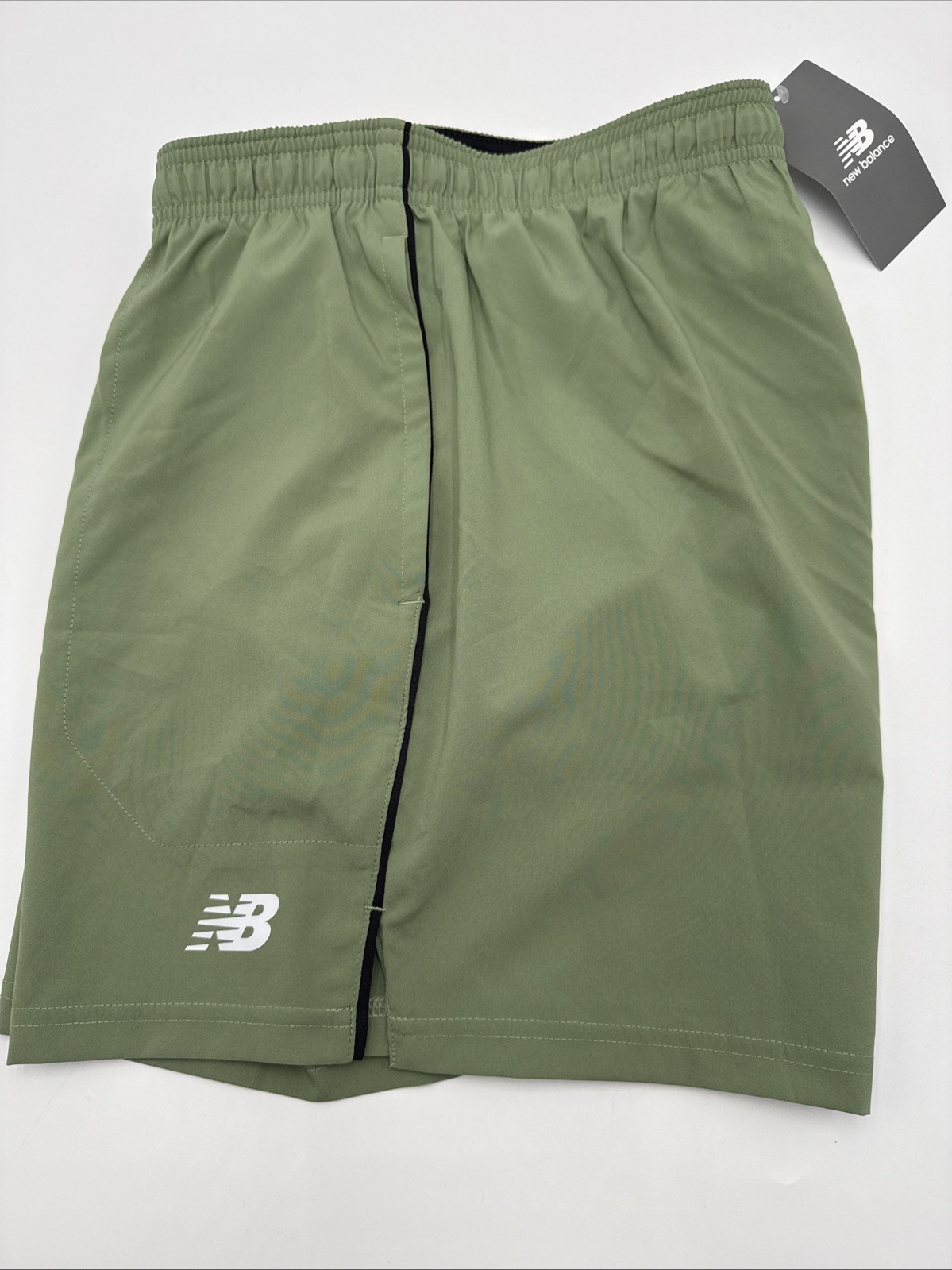 $52 New Balance Men’s Brief Running Shorts 5″ – Oregano – Medium – New With Tags