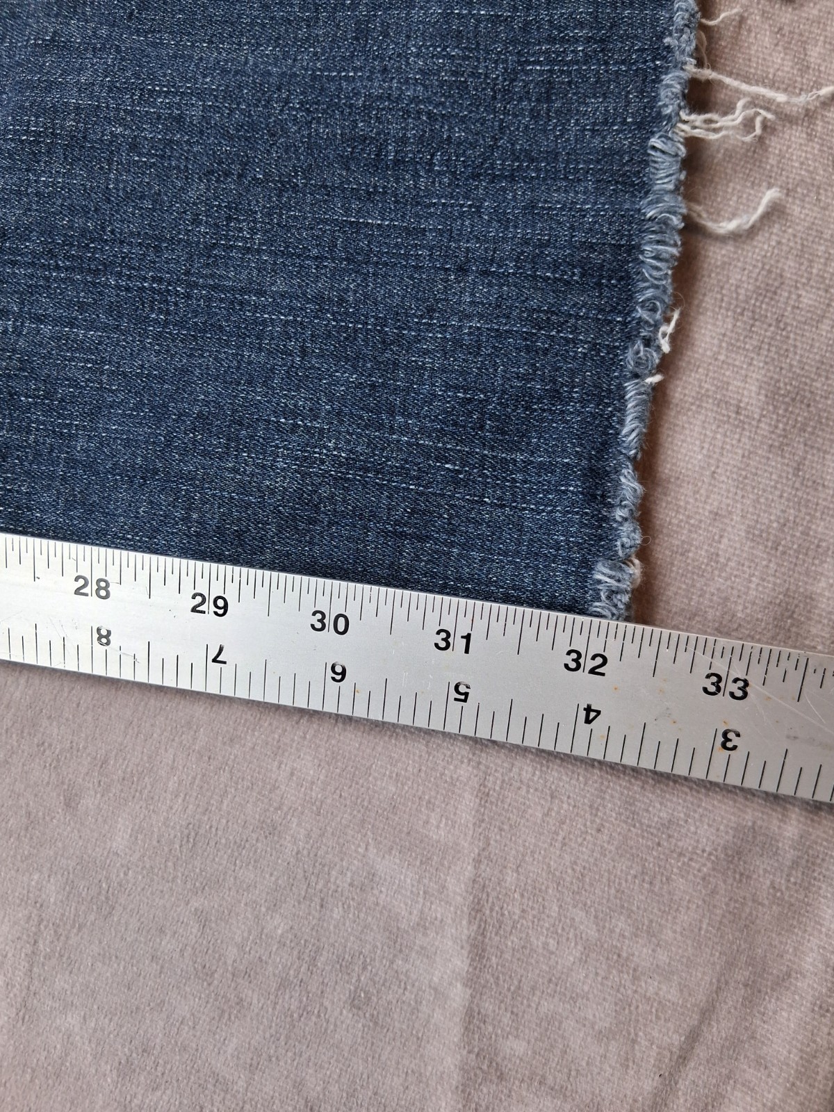 Ariat Real Jeans Womens 31R Blue Flare Leg Raw Hem Mid Rise Western Boot 32″