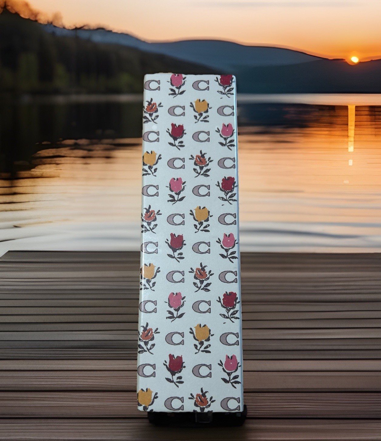 Coach Badlands Floral Print Pencil Set of 6 Logo Pencils, Brand New & Sealed