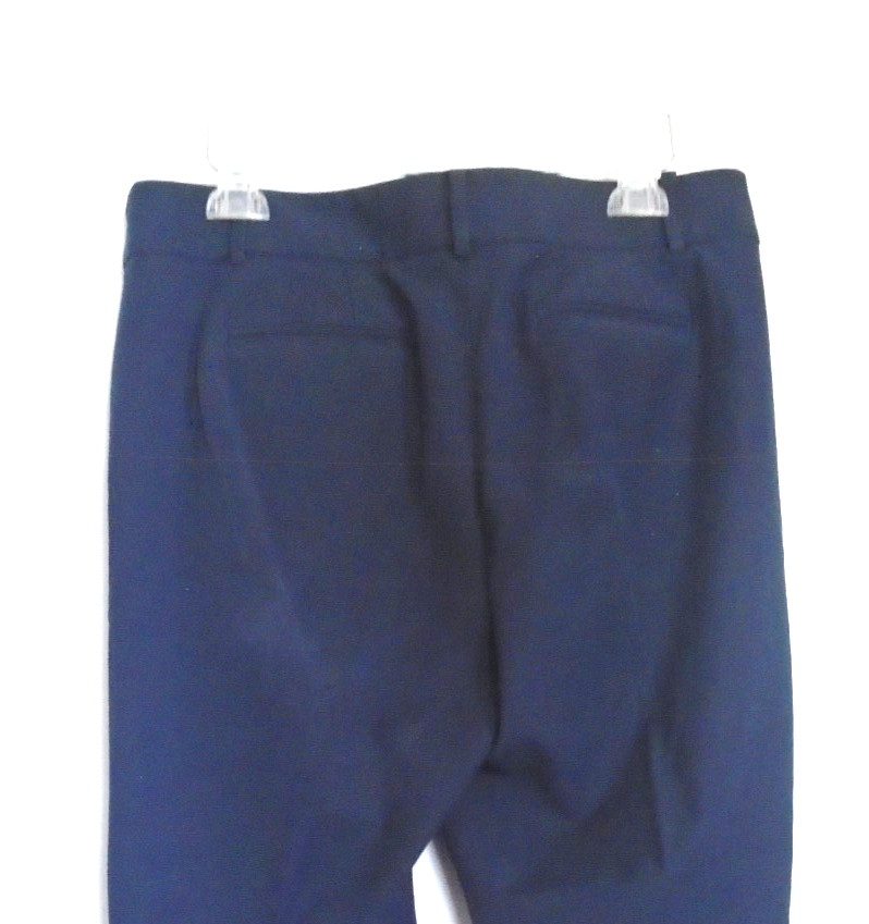 TALBOTS Dark Navy Cotton Polyester Blend Long Pants Size 12 Made in Jordan!