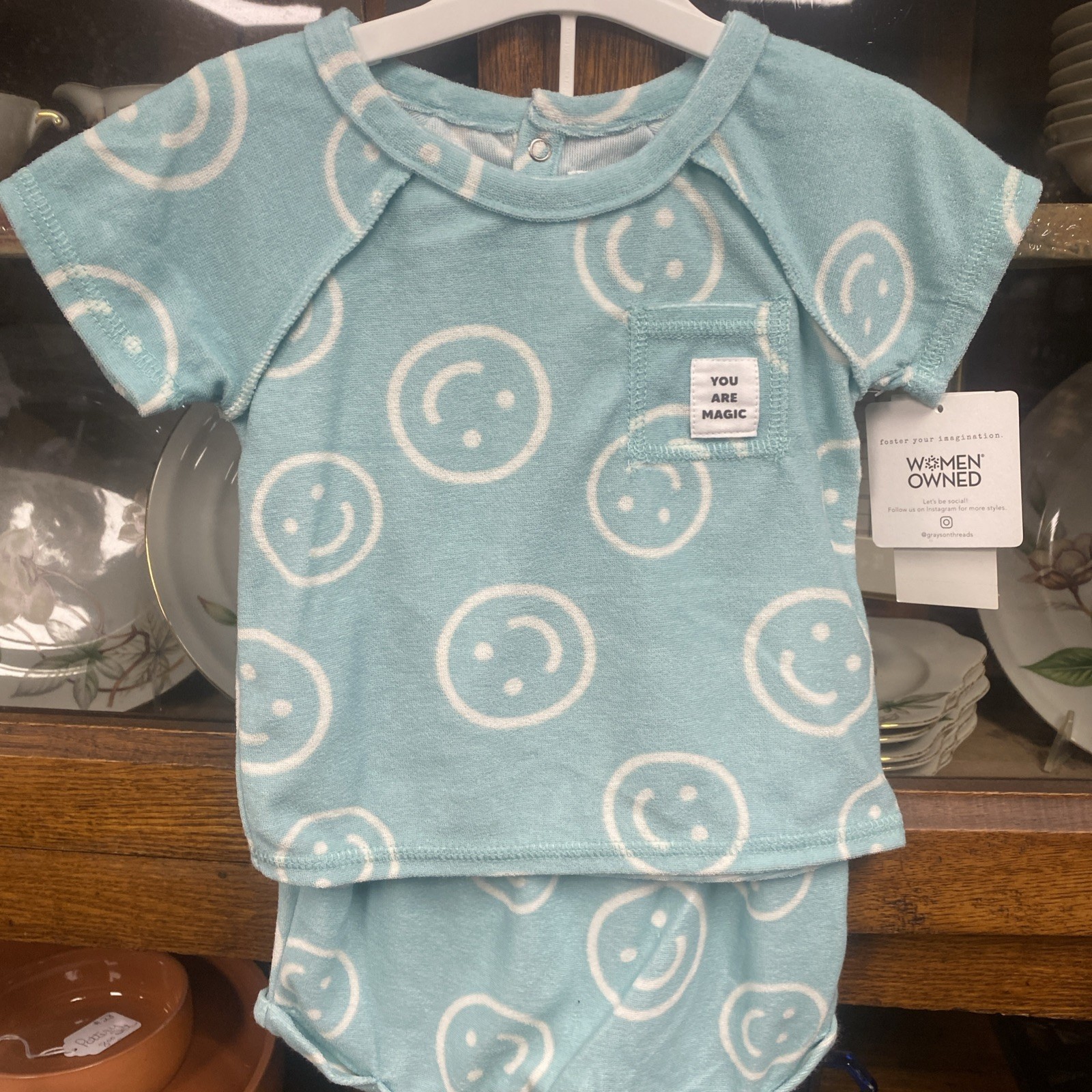 Grayson Mini Baby & Toddler Boys 2PC Shirt & Shorts Outfit Set Size 6-9 Months