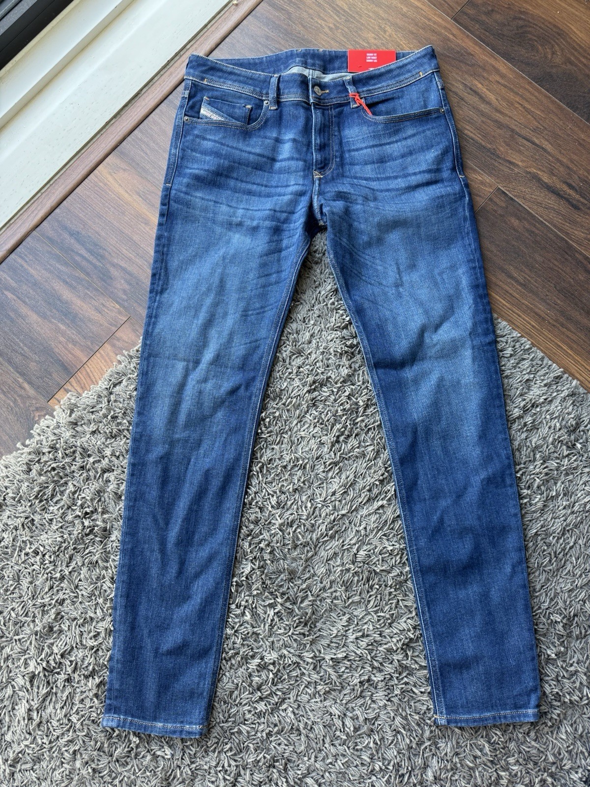 Diesel 1979 Sleenker Denim Jeans | Blue | Size 33W / Large | Skinny RRP £160