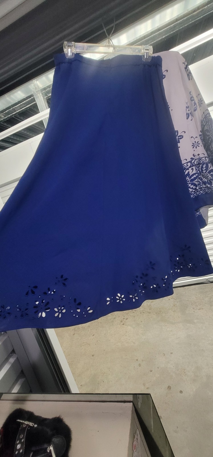 Tanjay Blue And White Skirt Suit