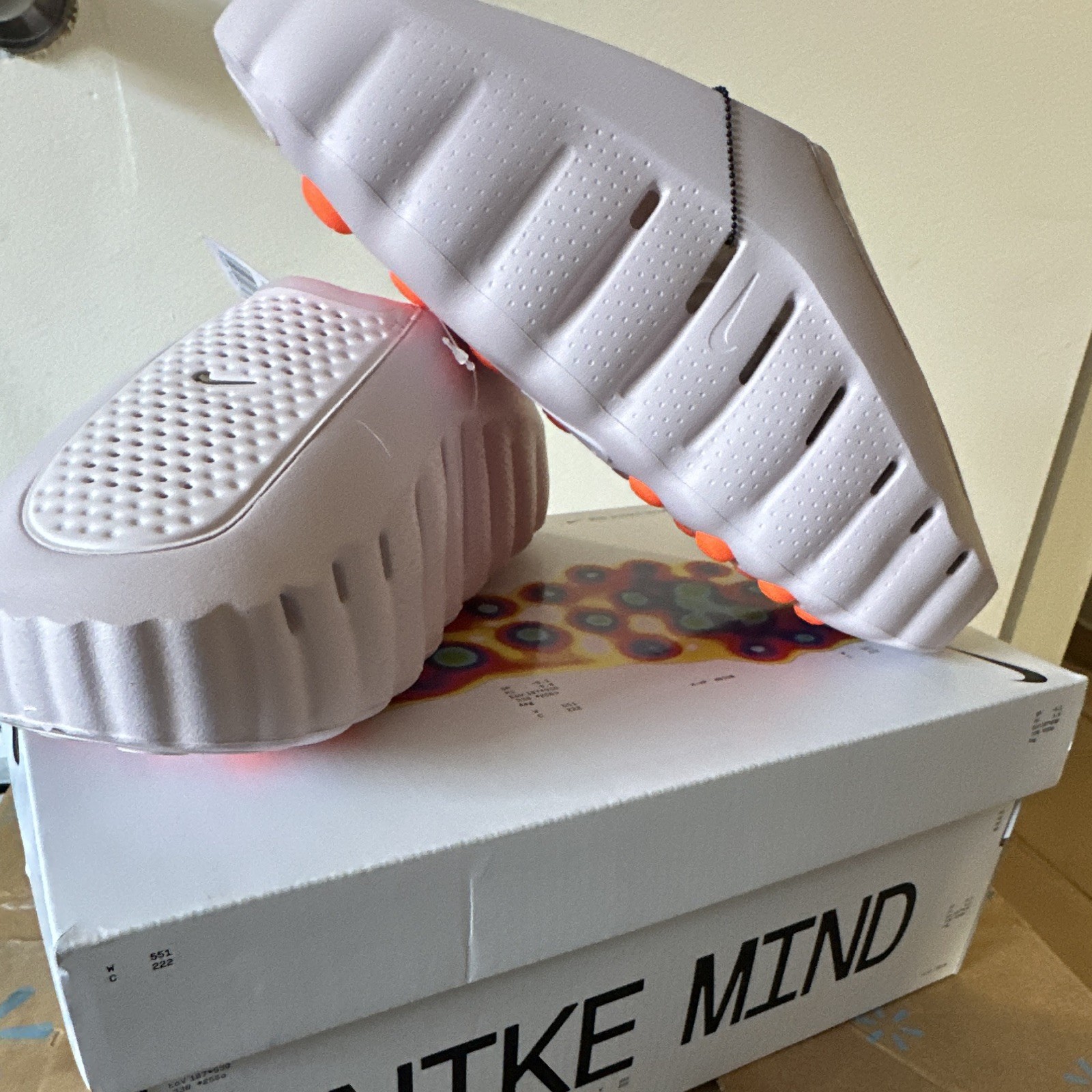 Nike Mind 001 Slide Sandals Pearl Pink Comfort Slip-On US 11 HQ4309-610