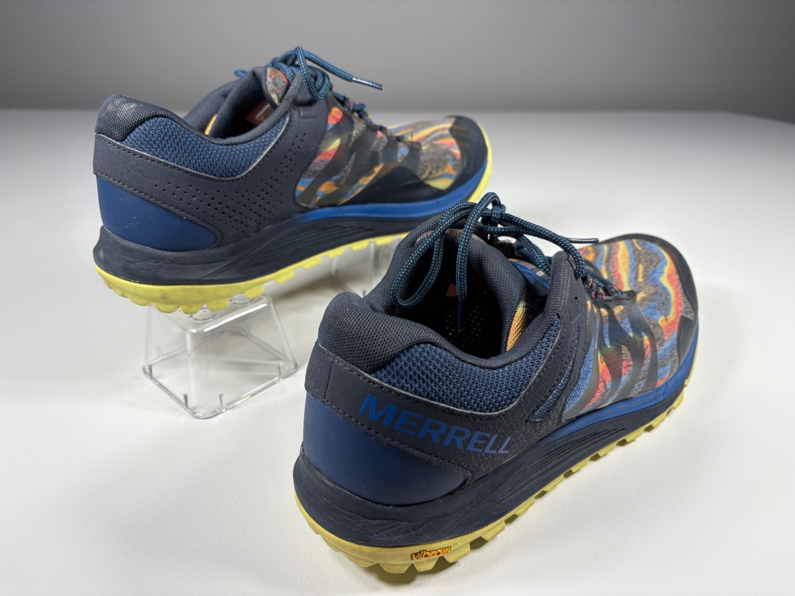 Merrell Nova 2 Men 12 Multicolor Vibram Trail Running Hiking Outdoor Shoes