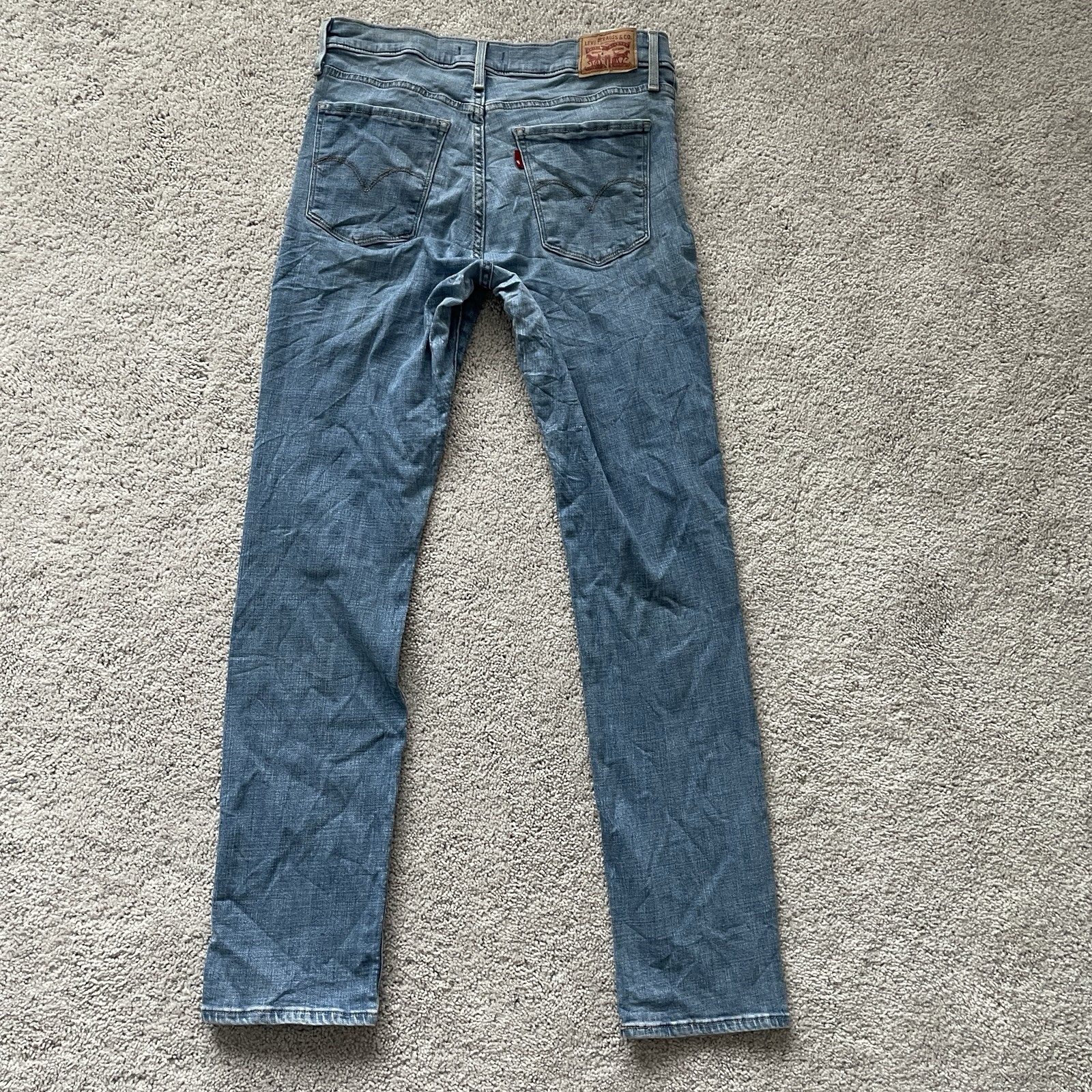 Levis 314 Shaping Straight Jeans Womens 29×30 Medium Wash Blue Denim 19631-0191