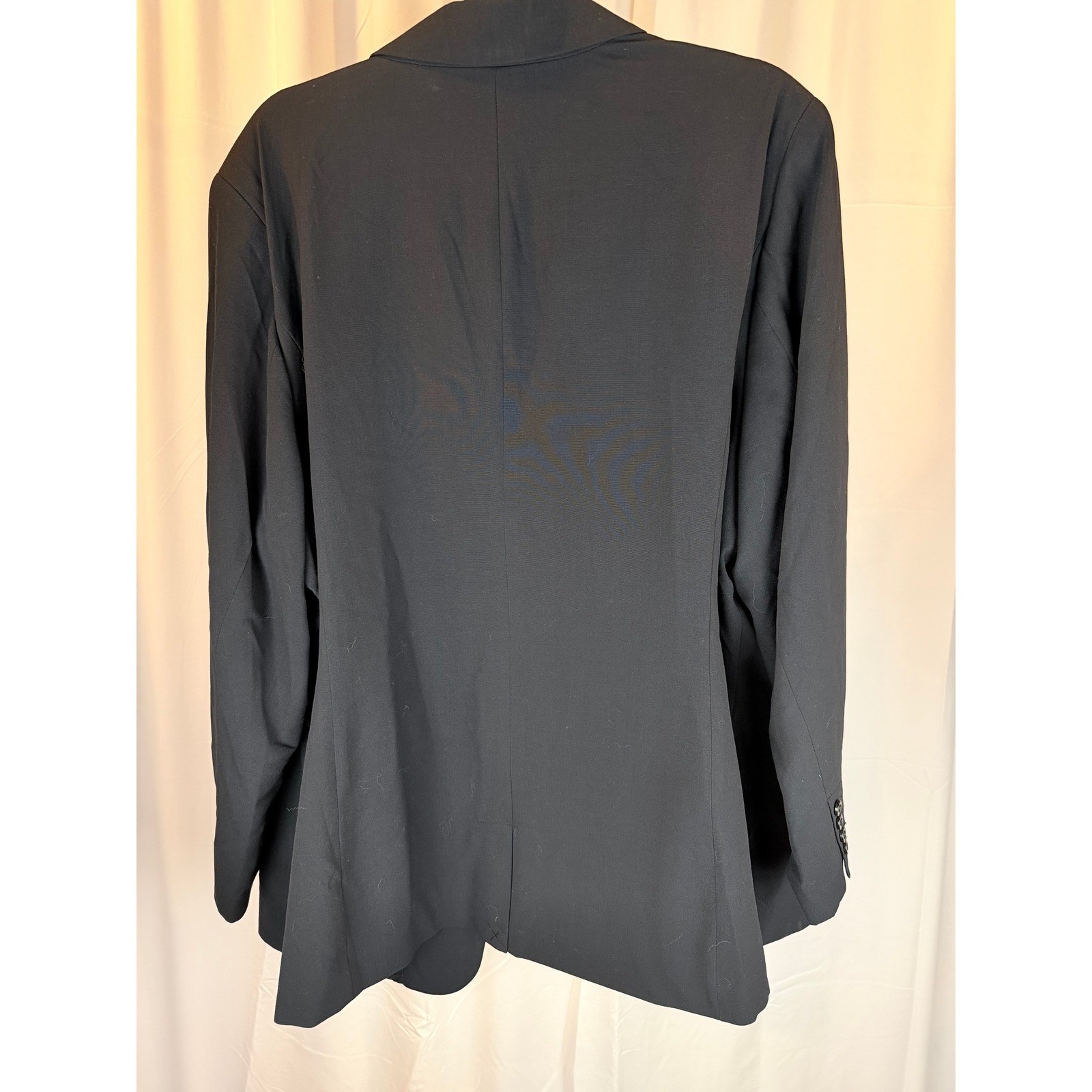 Jessica London Black Blazer Plus Size 24T Tailored Lined Office Corpcore Stretch