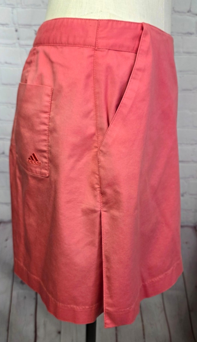 Adidas Stretch Skort Pockets Athleisure Tennis Resort Wear Beachy Cruise Size 10