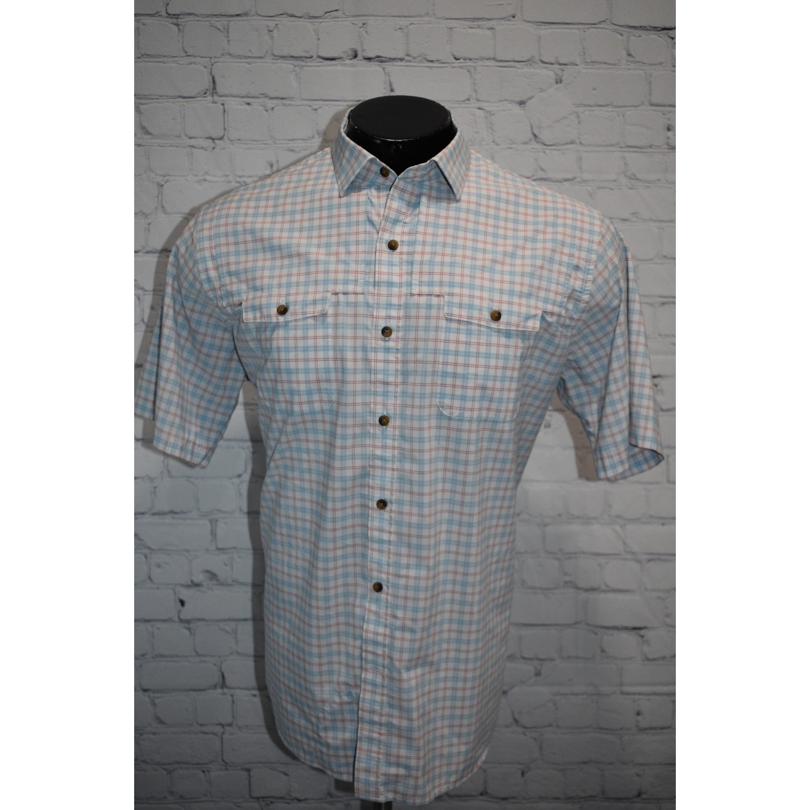 Peter Millar Performance Fishing Shirt Crown Mens Size XL Nylon Poly Spandex