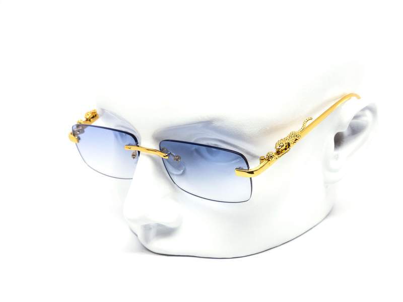 Sunglasses Classic Small Gold Frame Brown Lens Retro Driving Outdoor Quevo Model