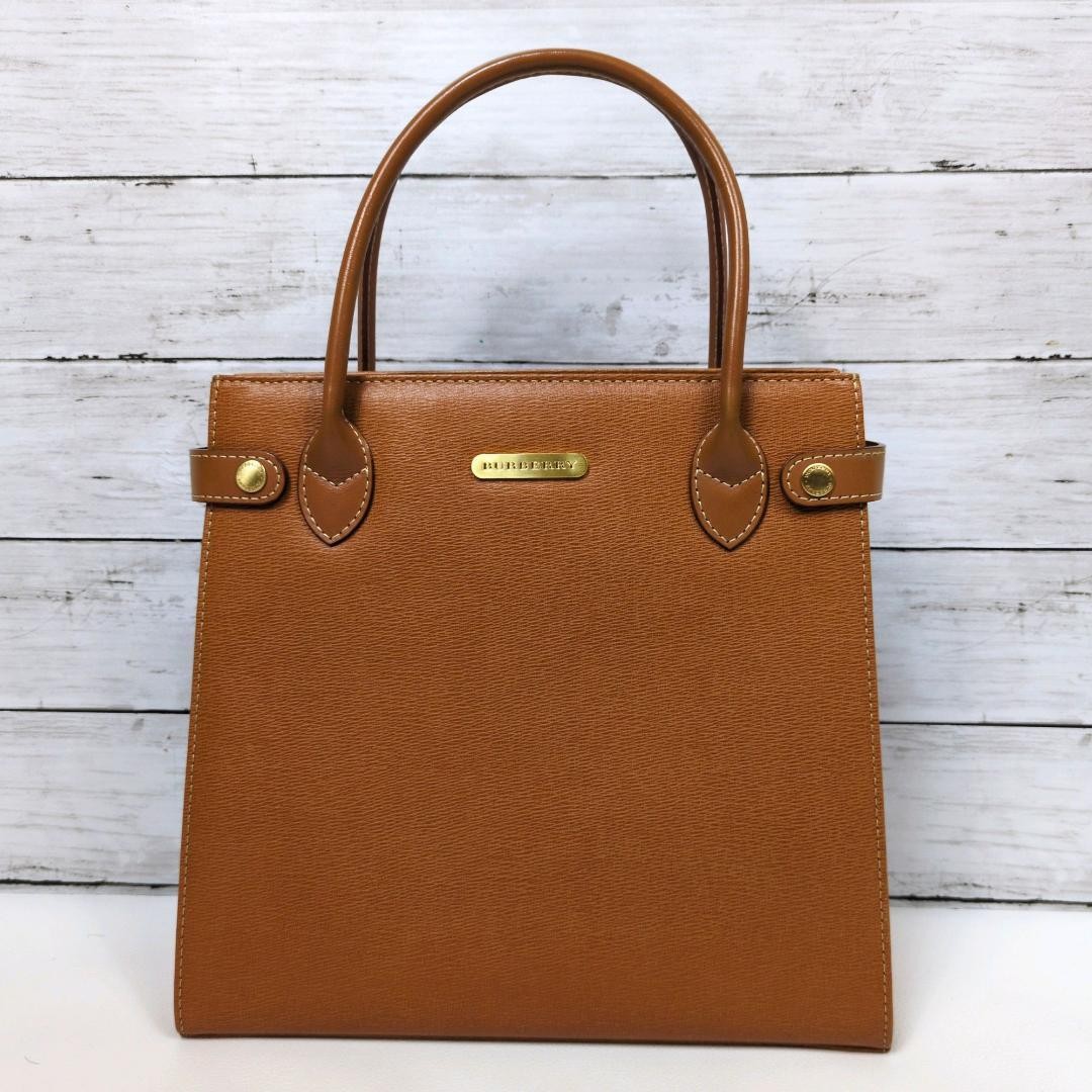 BURBERRY Pre-Owned Handbag Tote Bag Nova Check Freestanding Bottom Stud