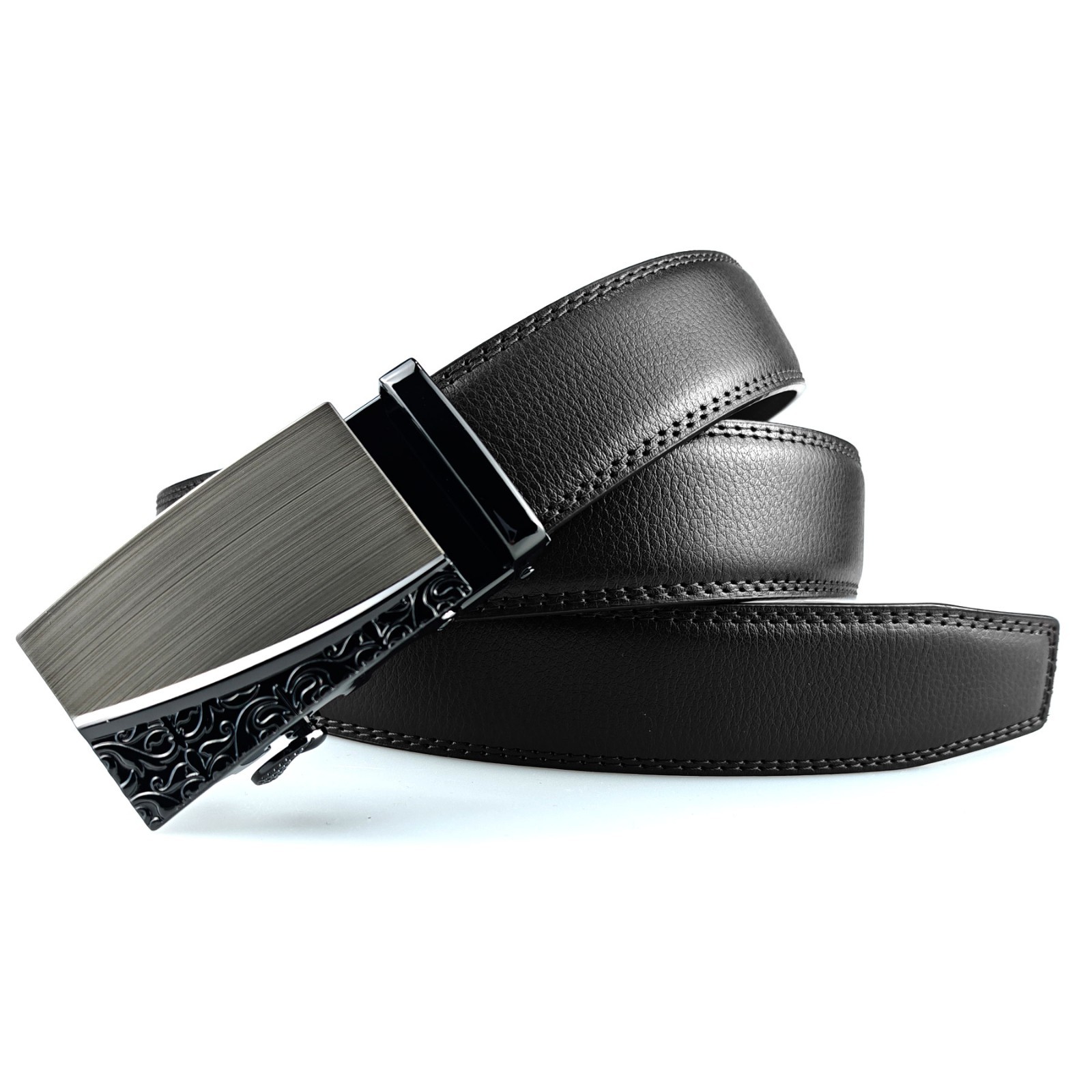 Western Belt Handmade Strap Men Full Grain Leather Automatic Cowboy Rodeo Belts