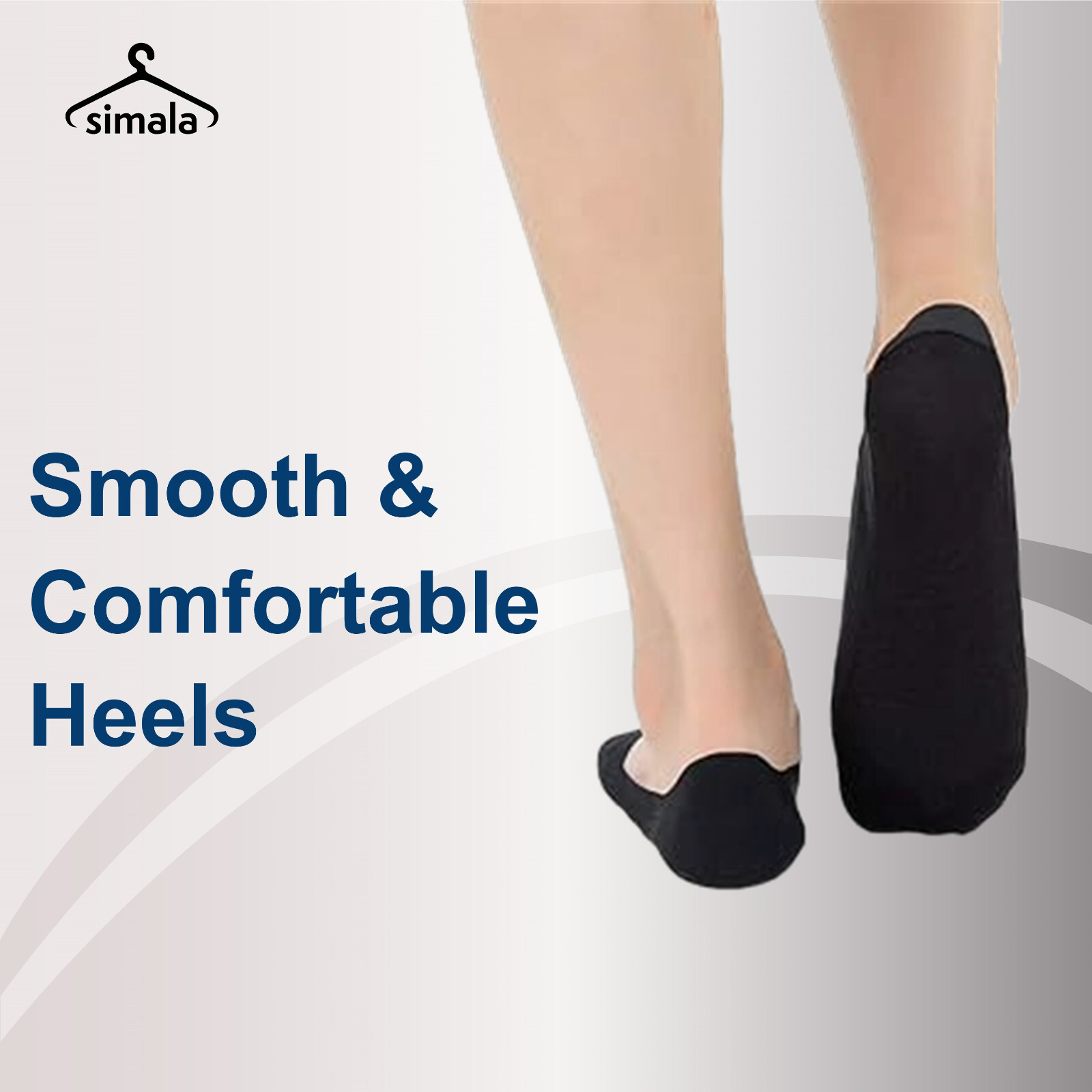 Invisible Trainer Socks For Women 98% Cotton Size 4-7 No Show Liner Socks