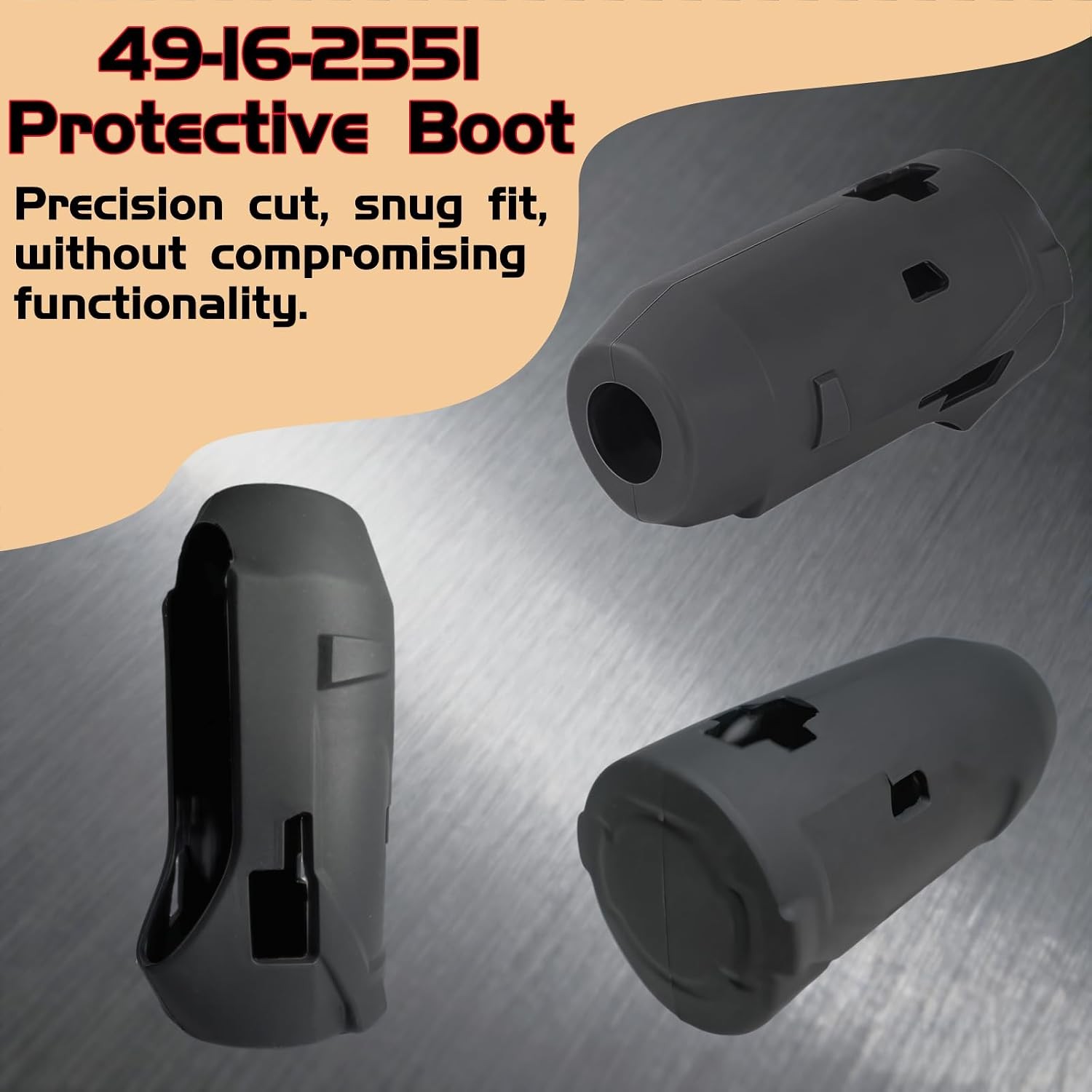 49-16-2551 Impact Rubber Protective Boot Compatible with M12 FUEL SURGE 1/4 in.