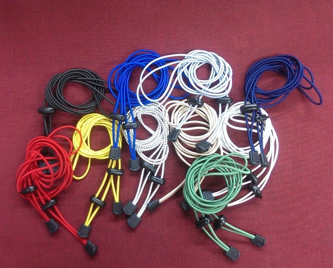 No Tie Elastic Shoelace Lock Laces Shoe Strings Fastening Sports Locking Toggle