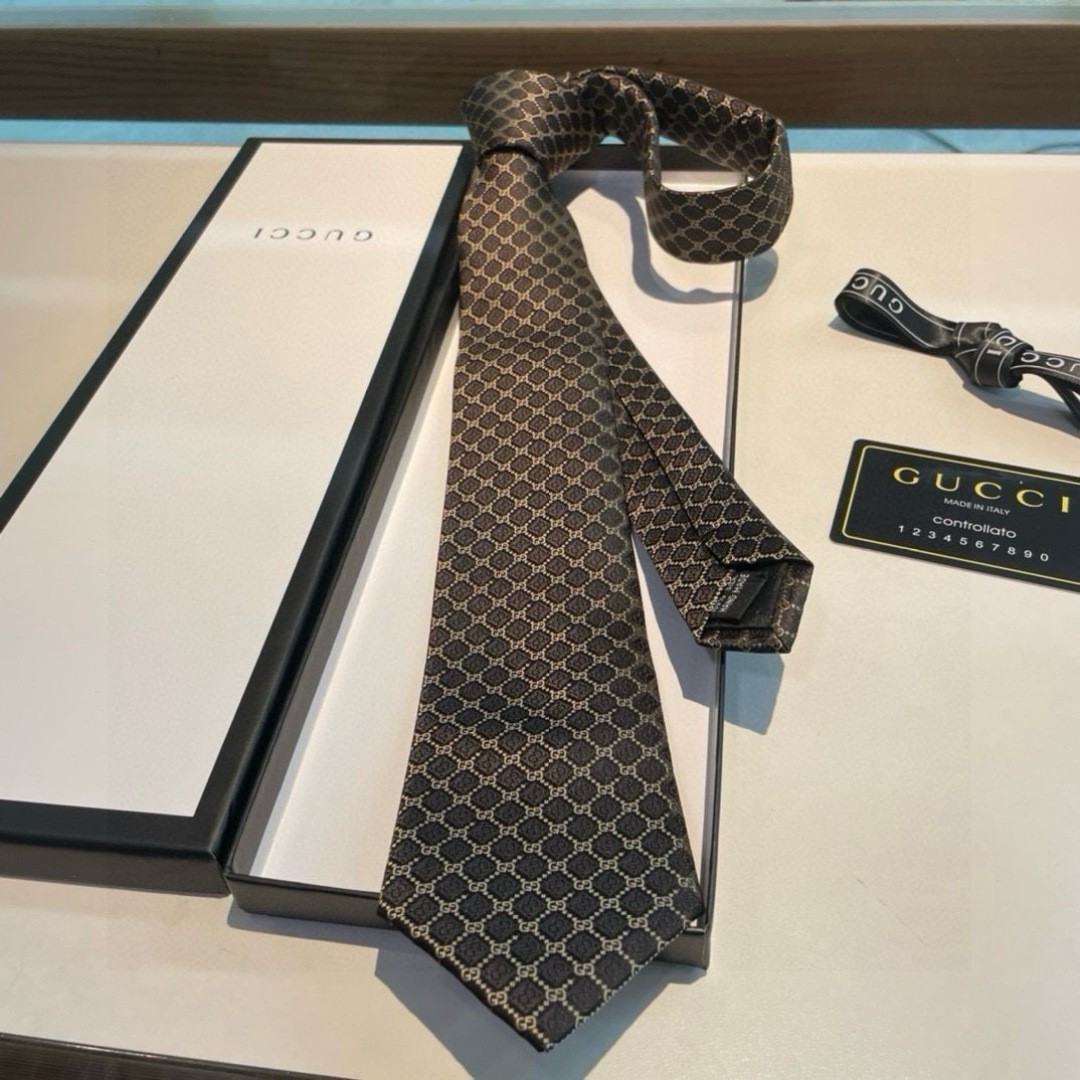 GUCCI TIE AUTHENTIC SILK 100% WIDTH:7CM
