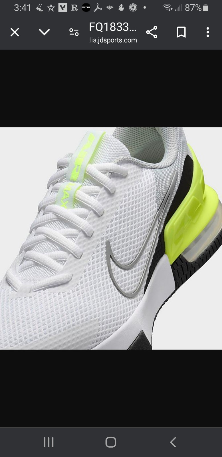 NEW Men’s (CHOOSE) NIKE Air Max Alpha Trainer 6 FQ1833-006 LIGHT SMOKE GREY VOLT