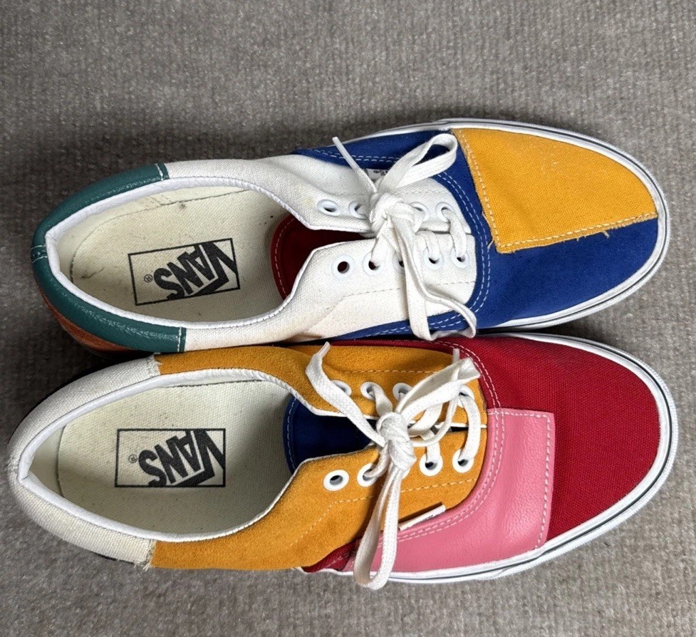 Vans Era In a Spring-Ready Patchwork / Era ‘Patchwork size Men 8/ Women 9.5