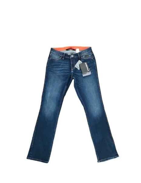 Harley Davidson Womens Jeans FXRG Armalith Denim Mid-Rise NWT 30 98268-19VW $295