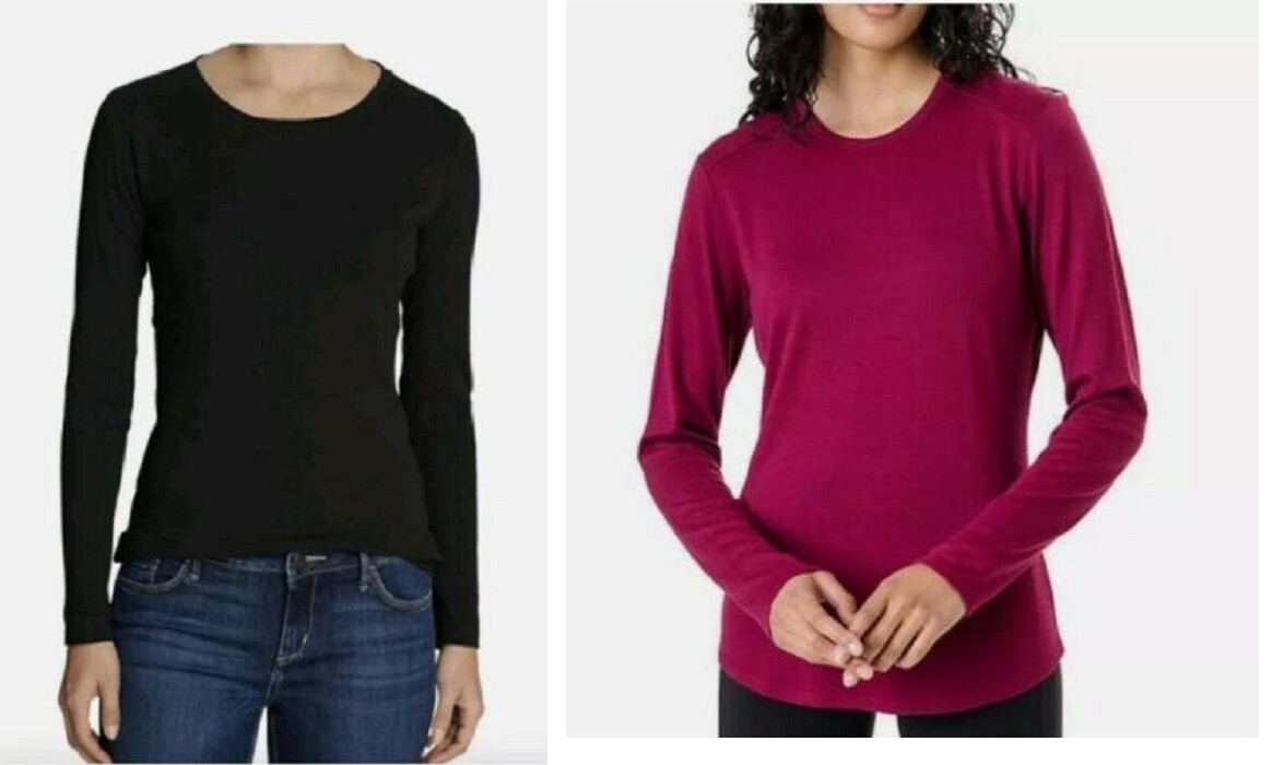 Seg’ments Women’s Merino Wool Long Sleeve Top Tee Base Layer Shirt