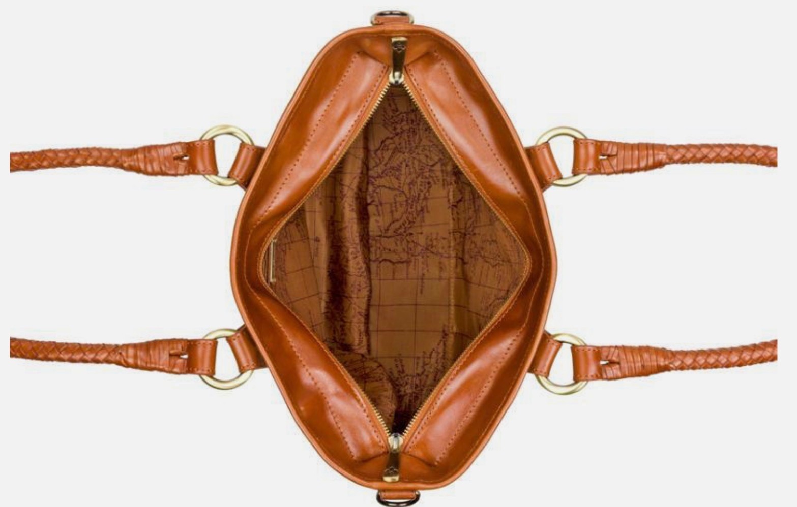 Patricia Nash LESINA Discovery Tapestry & Leather Tan Tote NEW $399 309 OF 400