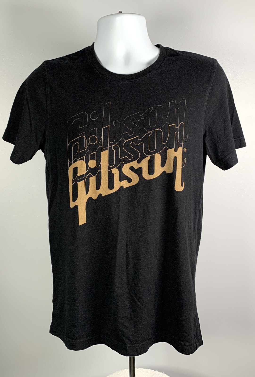 Gibson Guitars T Shirt Mens Medium Cotton Polyester Blend Epiphone Kramer KRK