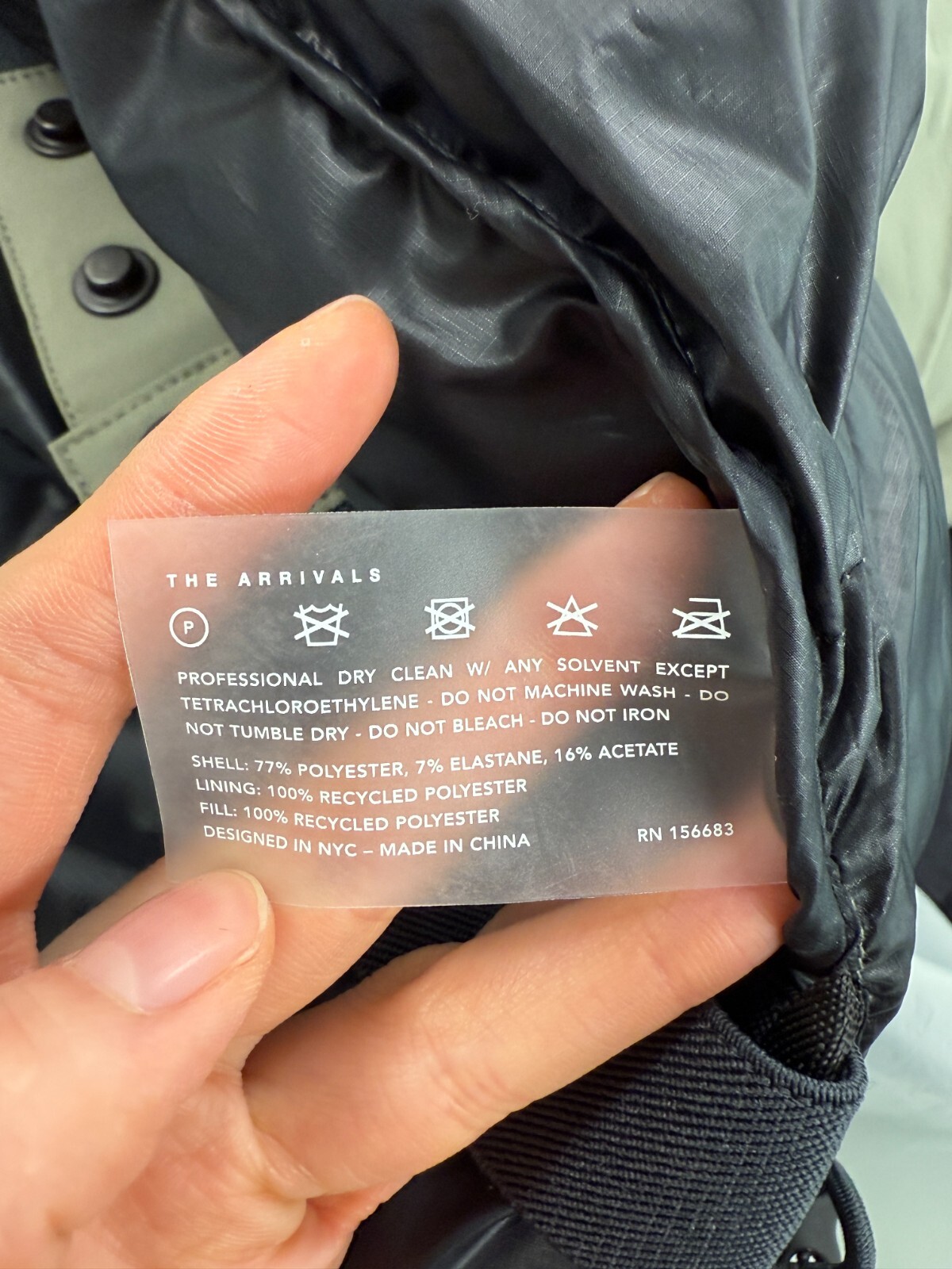 *CLEARANCE*The Arrivals Turbo Puff Man Jacket SAGE 9.1 [SIZE L]