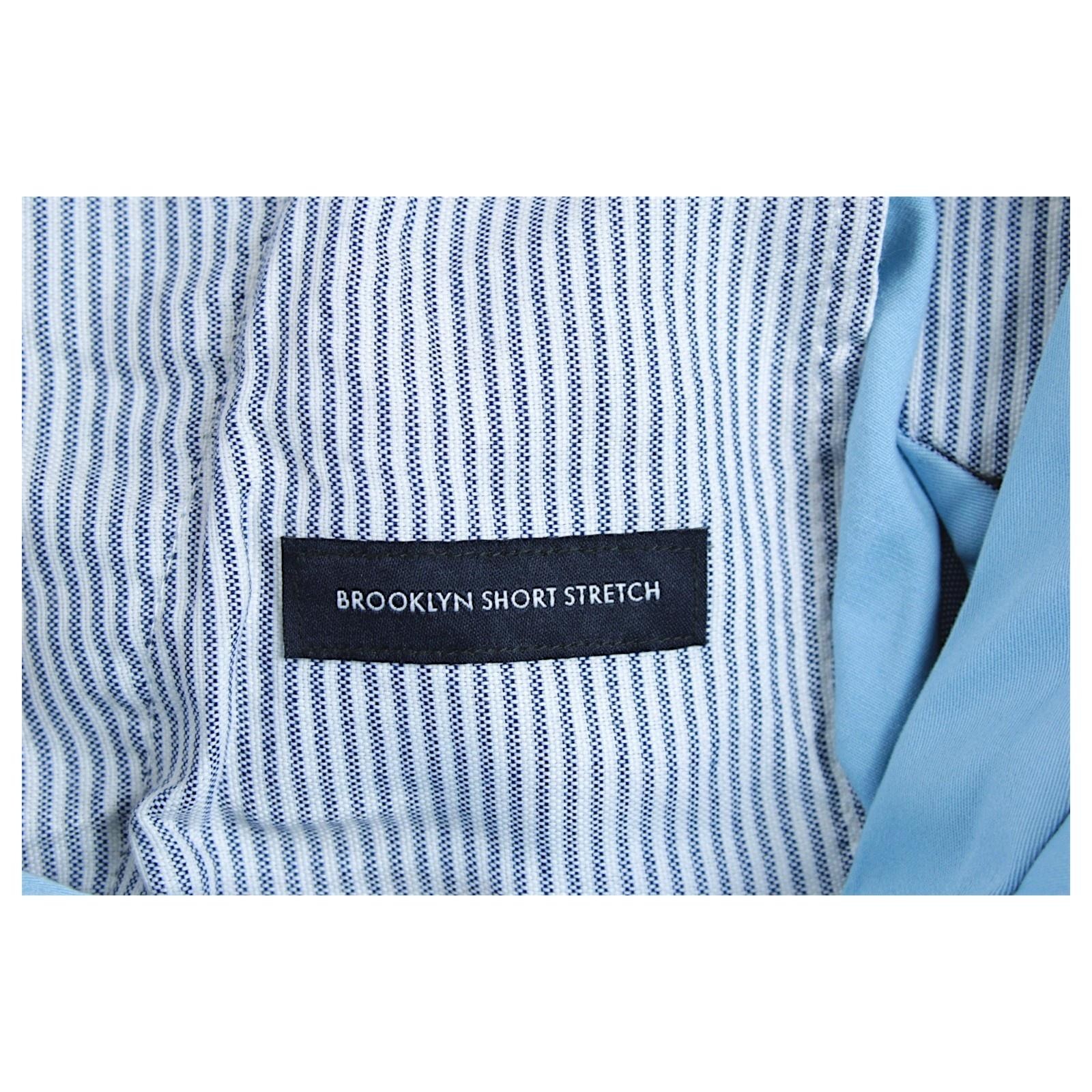 Tommy Hilfiger Brooklyn 1985 Shorts Mens 38 Blue Stretch Chino THFlex $69 NEW