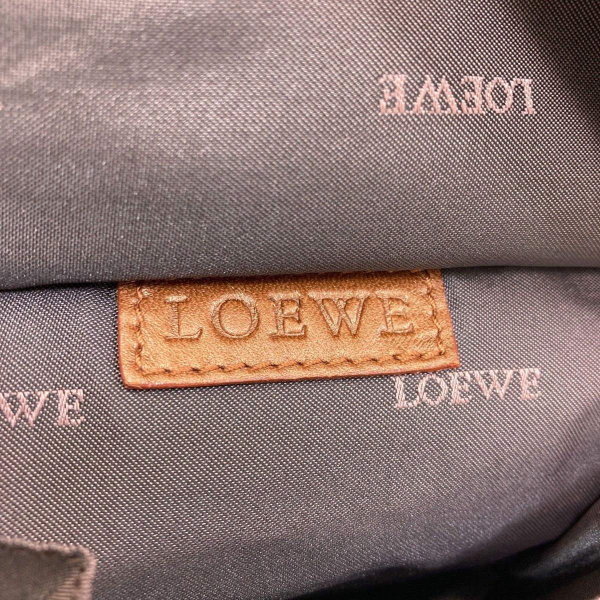 LOEWE nappa aire handbag lambskin ladies used from Japan