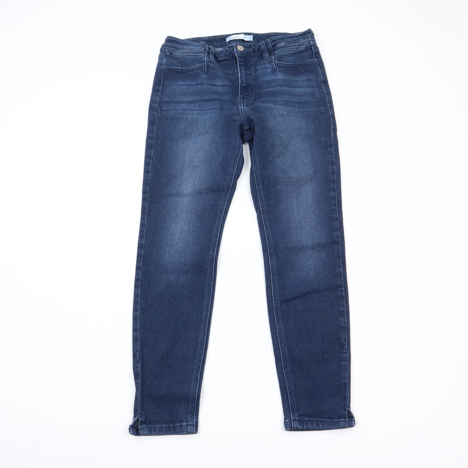 KanCan Women’s Estilo Mid Rise Ankle Skinny Jeans Size 28 Dark Wash Stretch