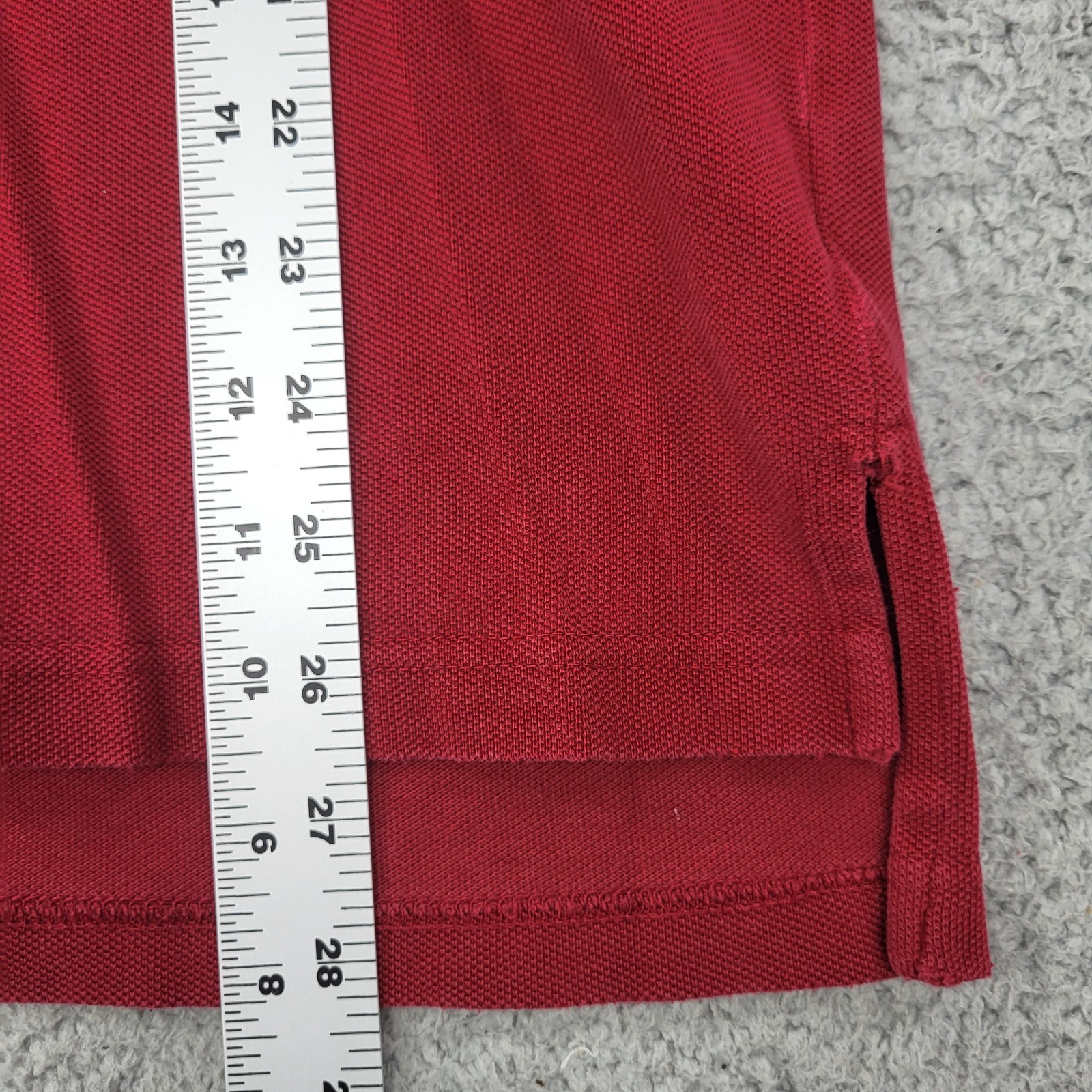 Tommy Hilfiger Polo Mens XL Red Embroidery Shirt