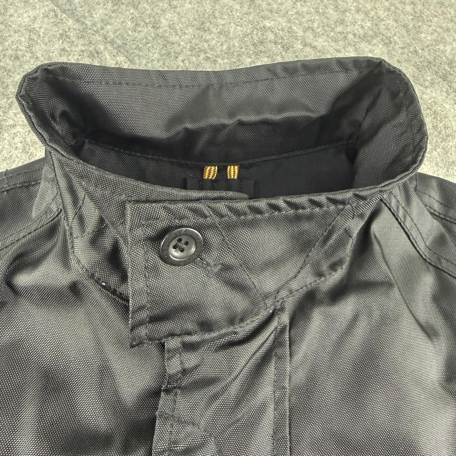 Timberland Jacket Mens Small Black Nylon Military Field Microfibre 74486 Outdoor