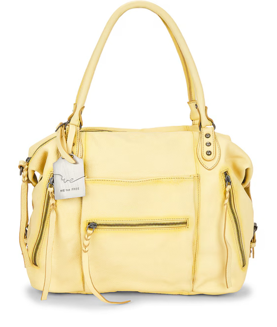 Free People We The Free Emerson Tote Bag -14.5″ W x 12″ H x 6.5″ D