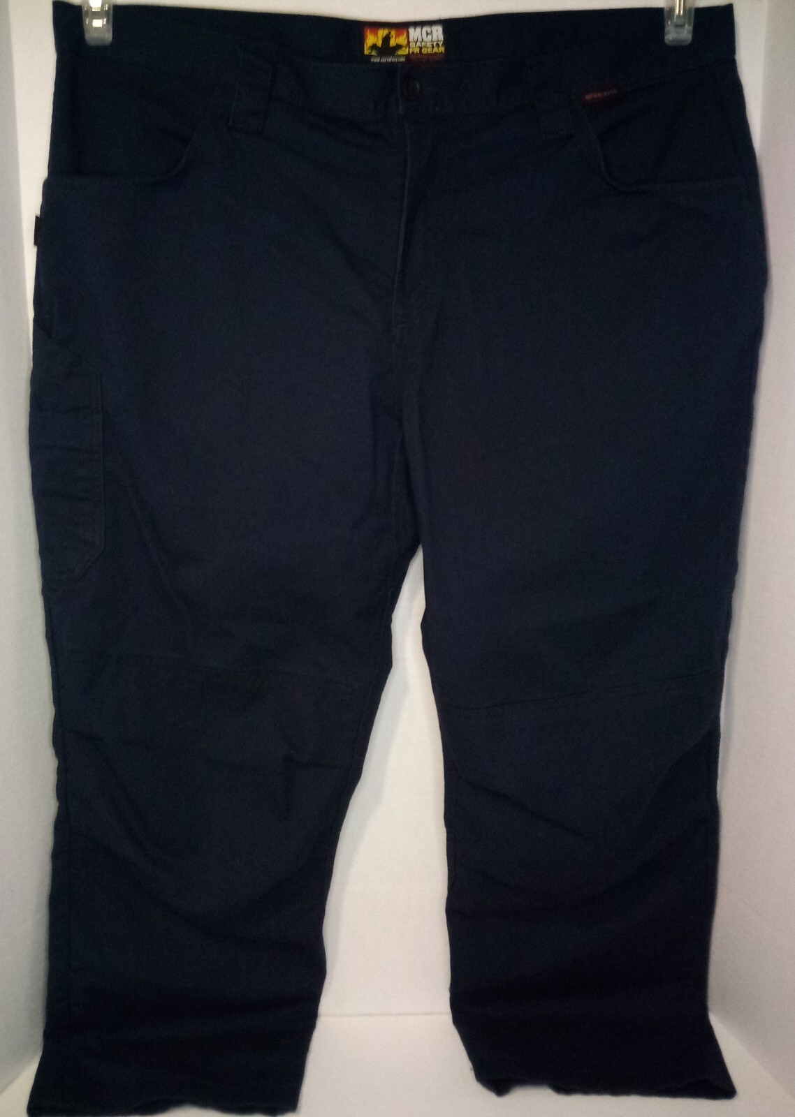 MCR Safety FR Gear NFPA 2112 Cat 2 Men 42×30 Utility Work Pants Navy Style PT2N