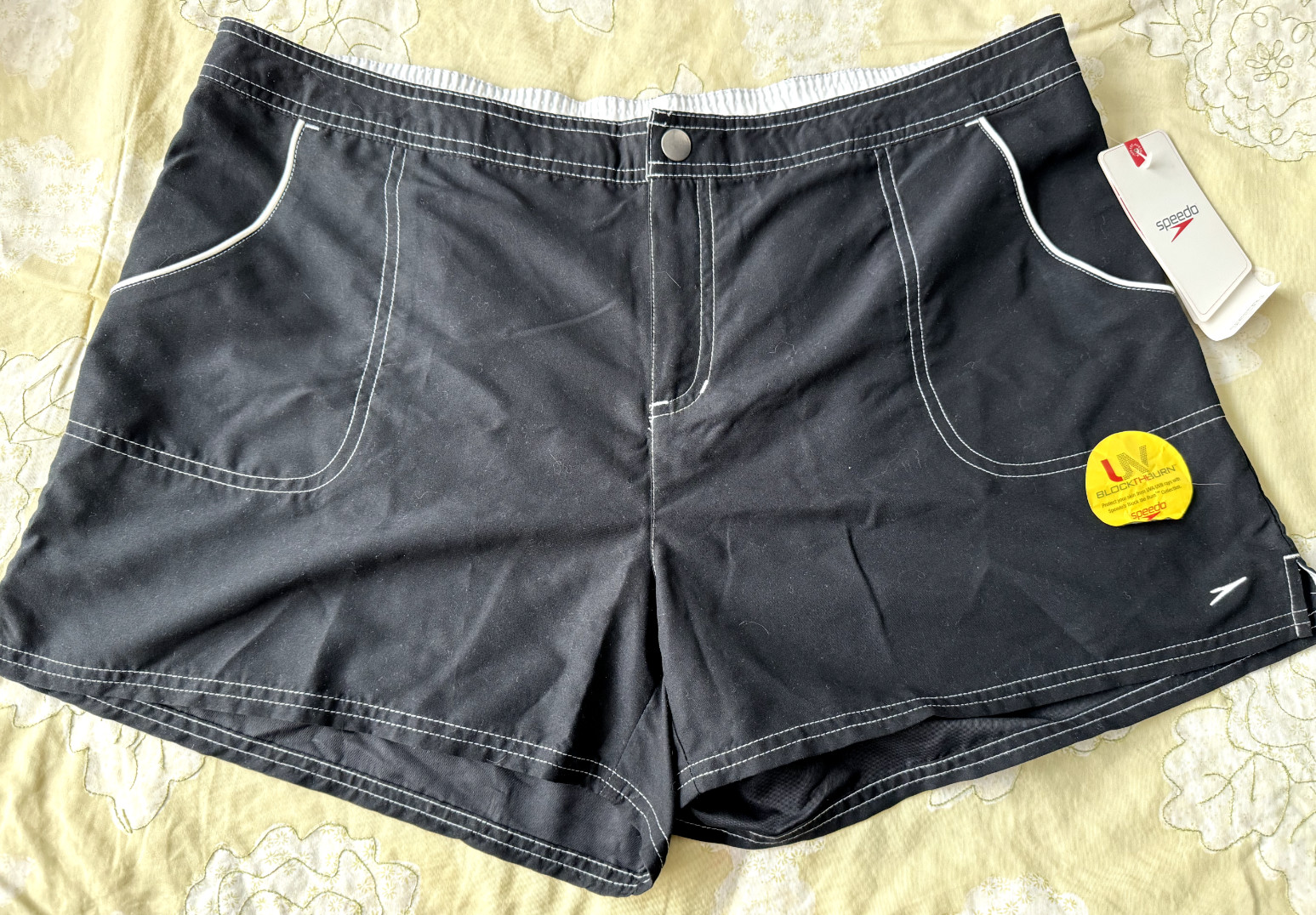 Speedo from Block the Burn Collection, Ladies Swim Shorts SZ XL, New with Tags
