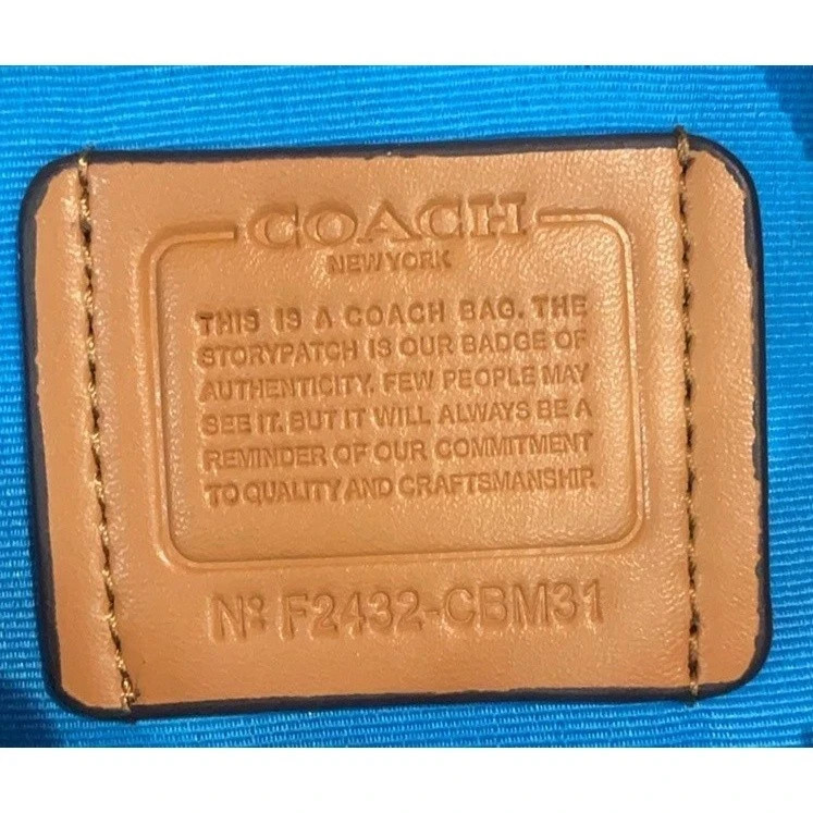 COACH CBM31 Teri Shoulder Bag Leather PEANUTS Limited Collaboration Ship from US