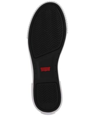 LEVI’S Mens Navy Removable Insole Anikin Round Toe Lace-Up Sneakers Shoes 10