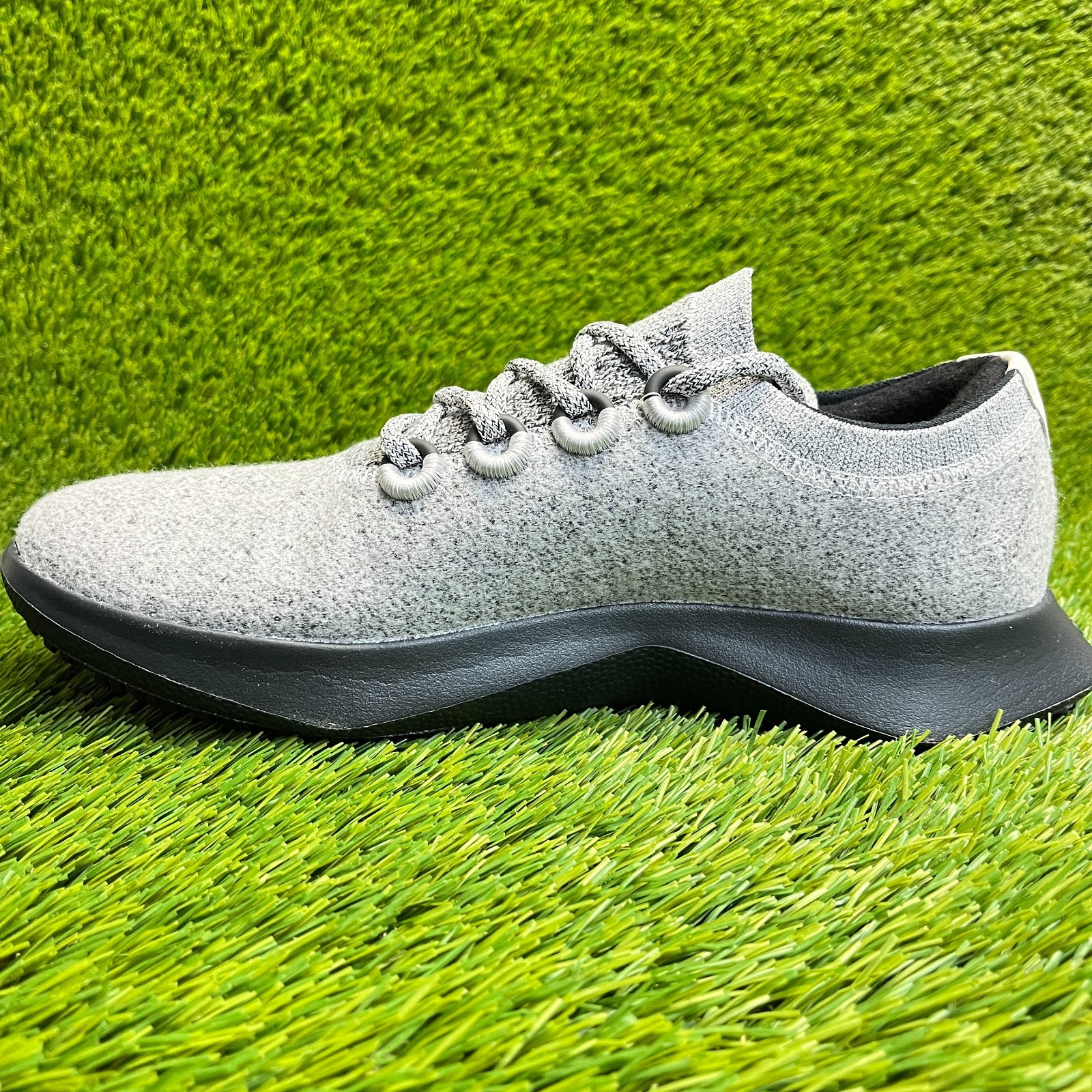 Allbirds Wool Dasher 2 Mizzles Mens Size 10 Gray Black Running Shoes Sneakers