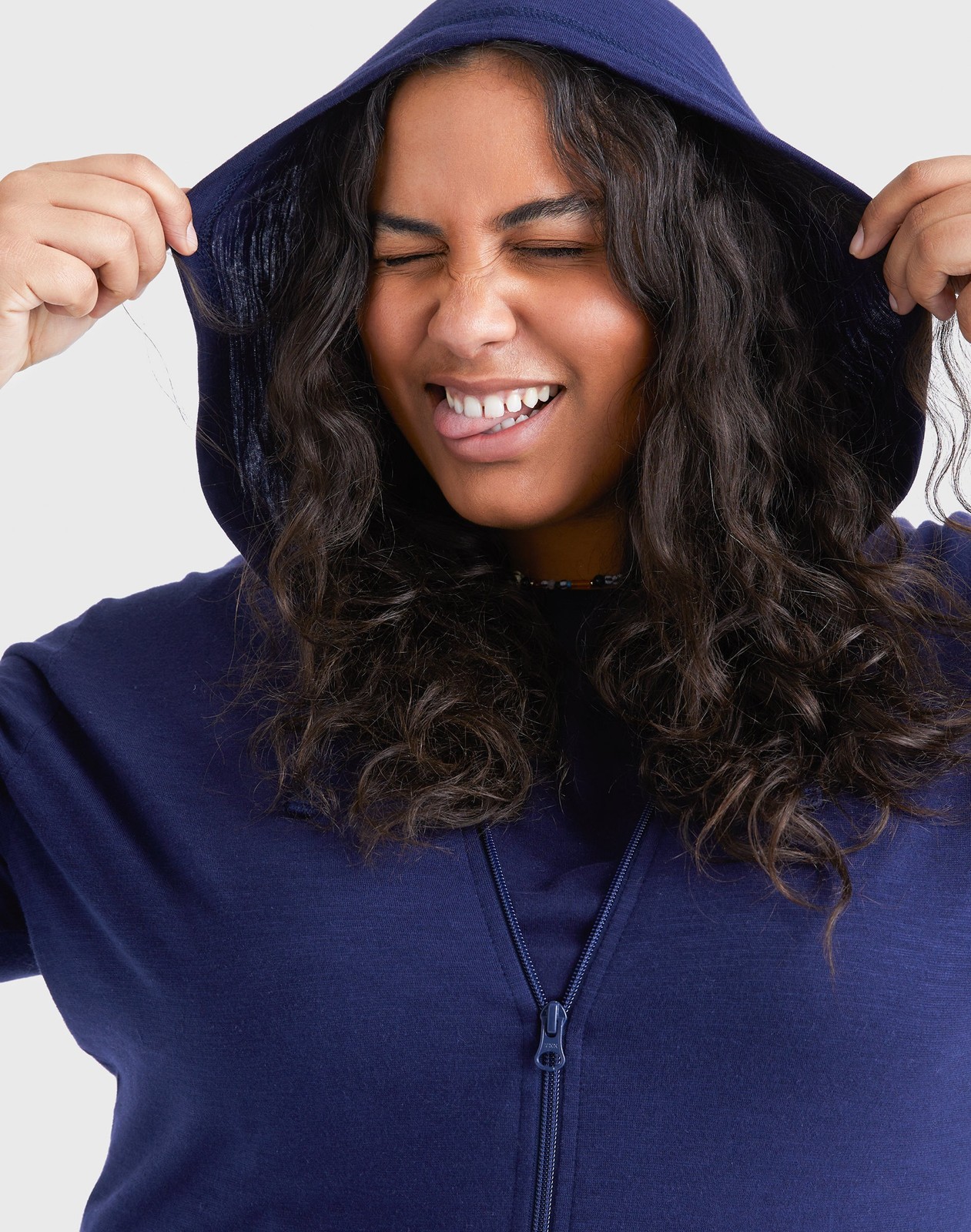Just My Size Hoodie Women Full-Zip SlubCotton Lightweight Jersey Packets 1XL-5XL
