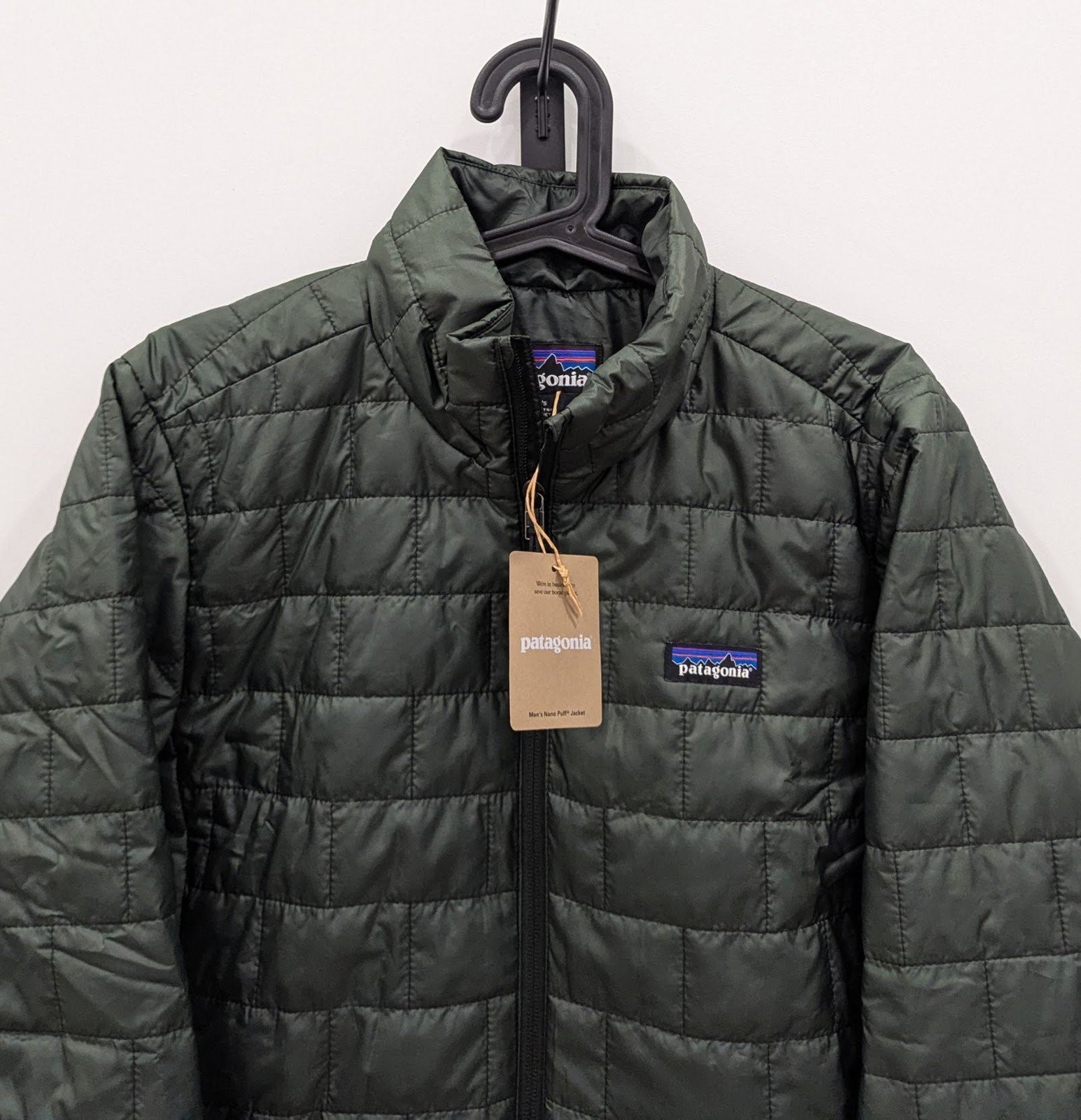 Patagonia Men’s Nano Puff Jacket Small – Old Growth Green #84213