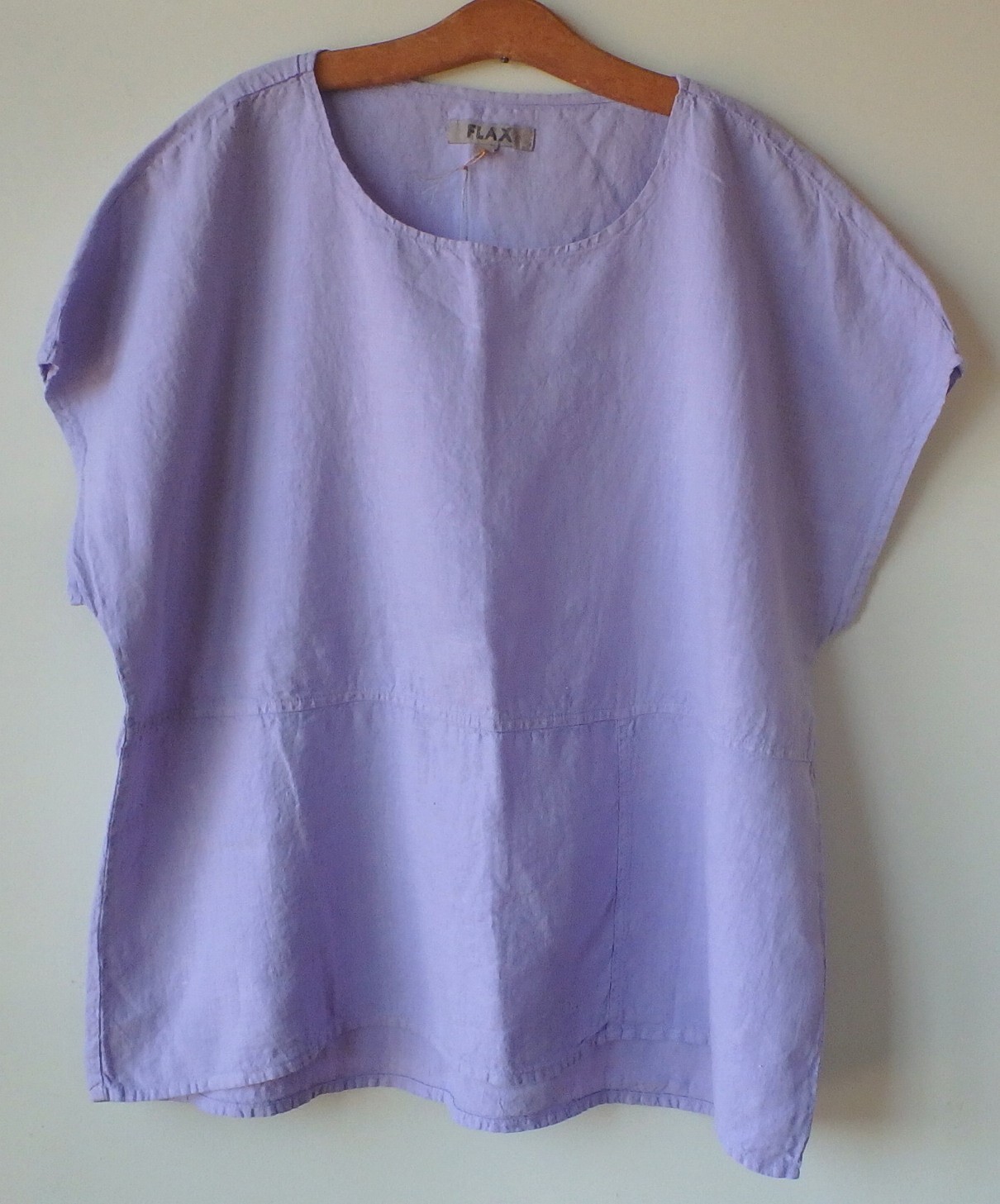 FLAX Designs Linen Aria Tee 2G & 3G NWT Aria Tee WISTERIA